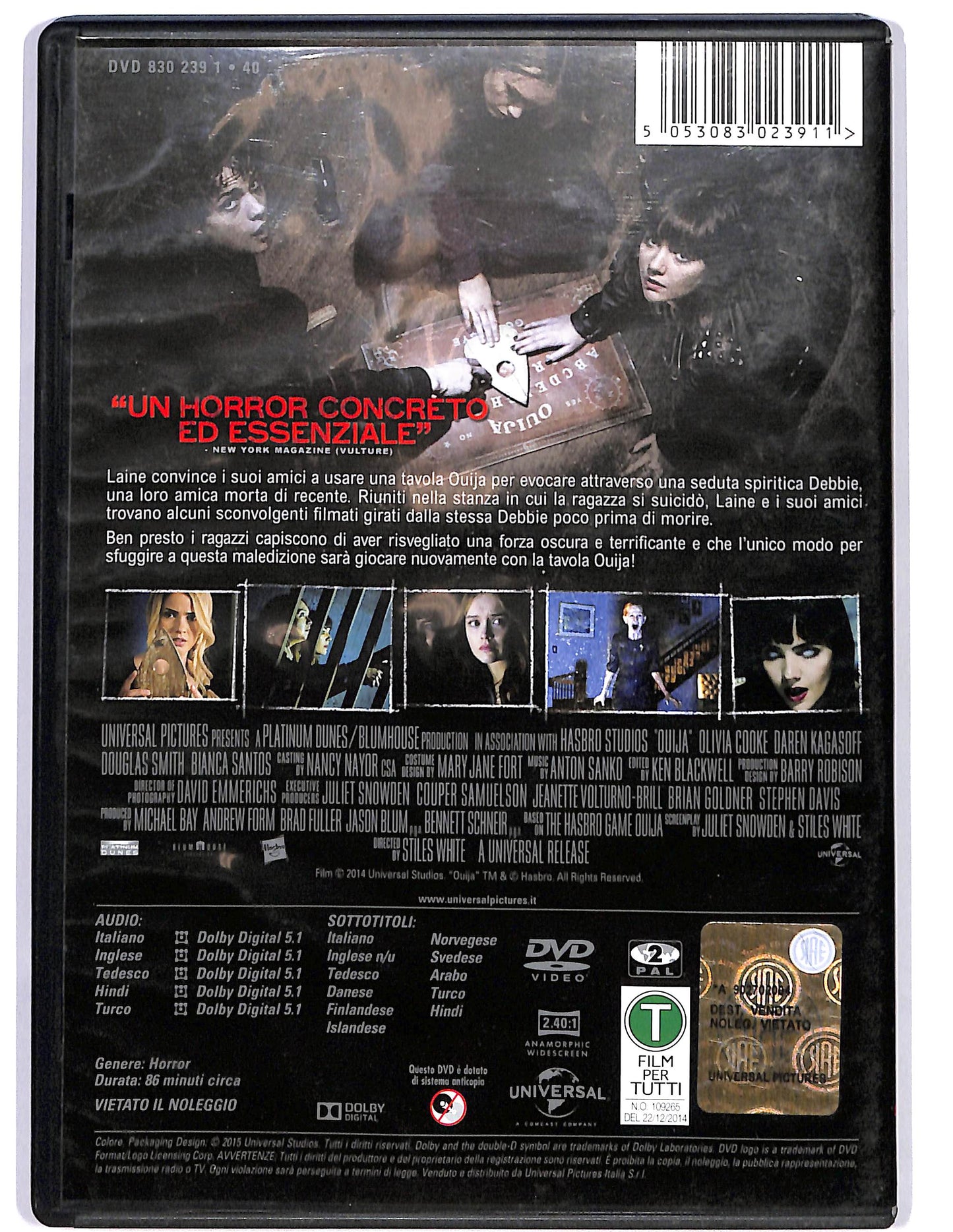EBOND Ouija DVD D678360