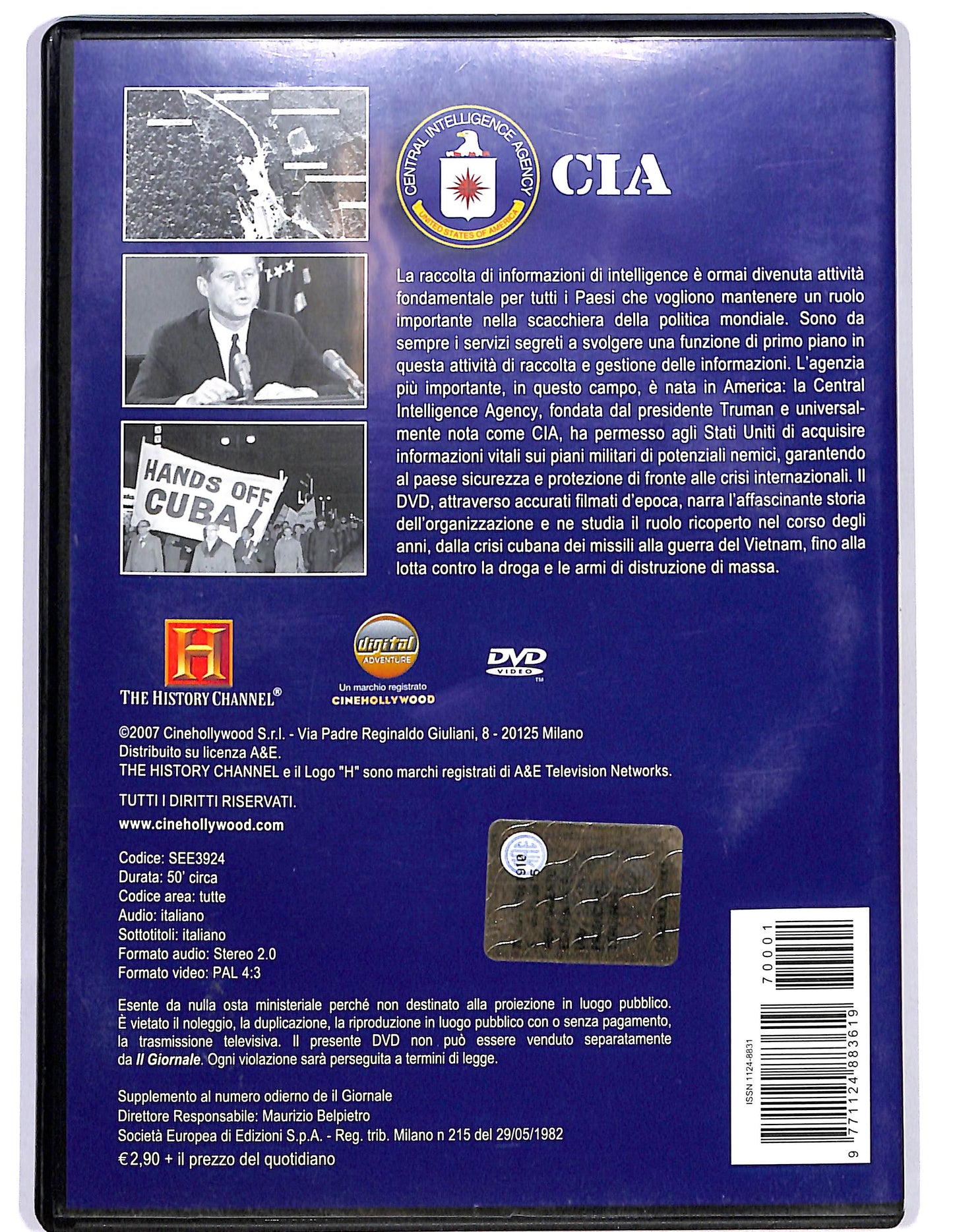 EBOND CIA vol.1 EDITORIALE DVD D678361
