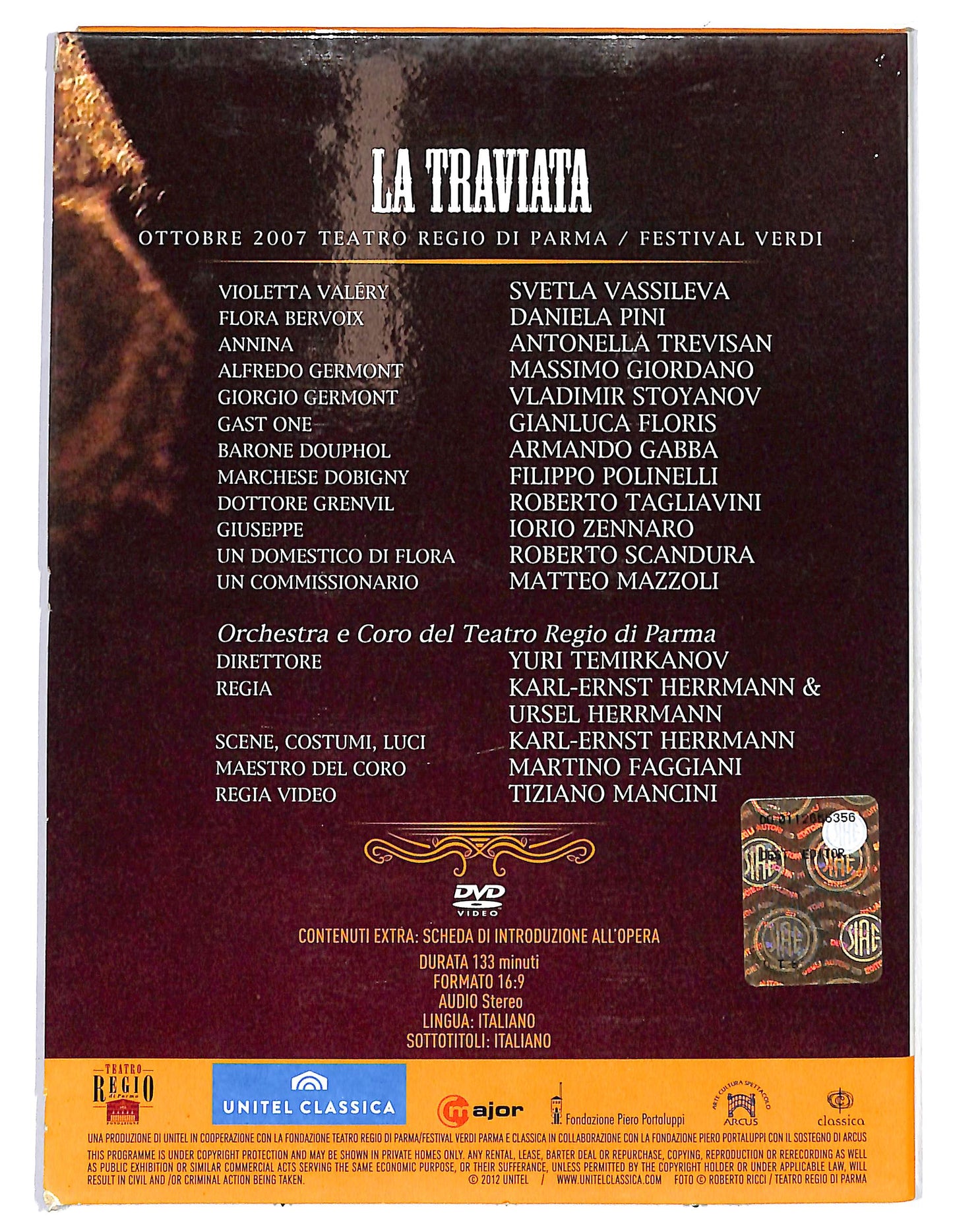 EBOND La Traviata DIGIPACK EDITORIALE DVD D678617