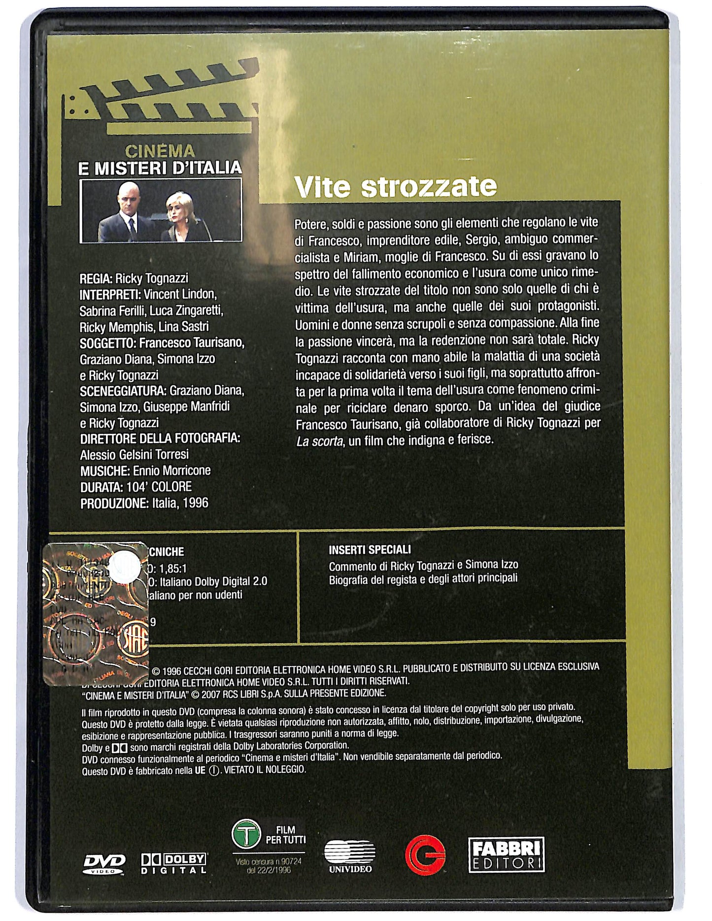 EBOND Vite strozzate DVD D678819