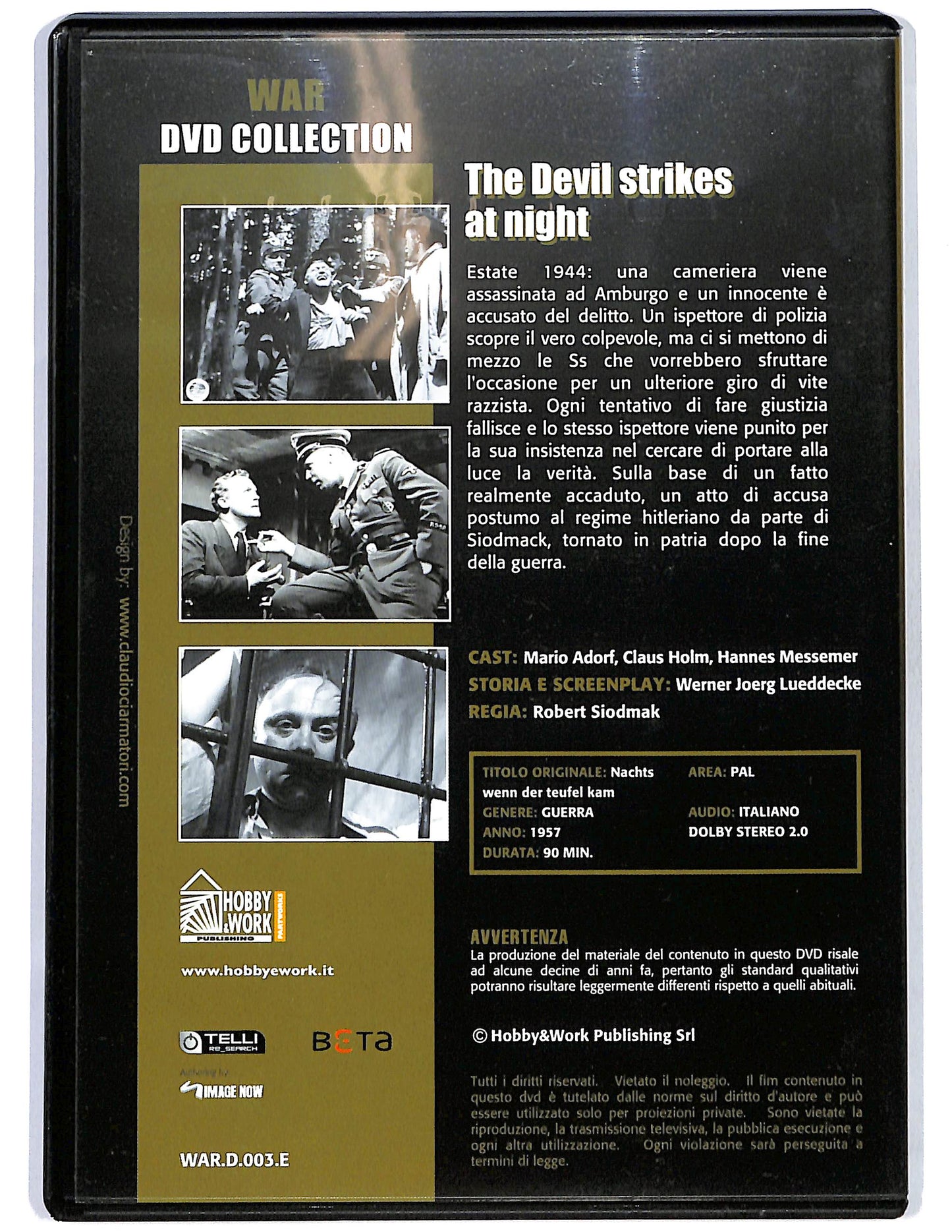 EBOND The devil strikes at night EDITORIALE DVD D678842