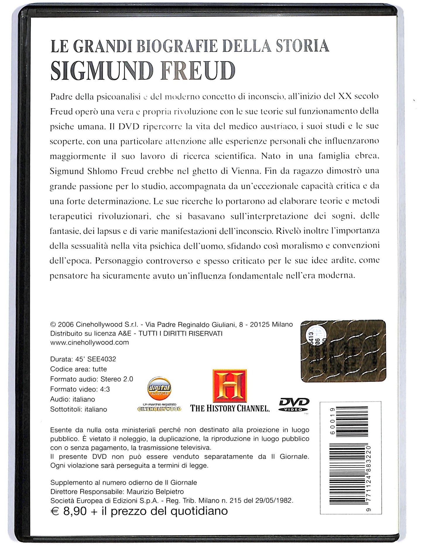 EBOND Sigmund Freus vol.19 EDITORIALE DVD D678863