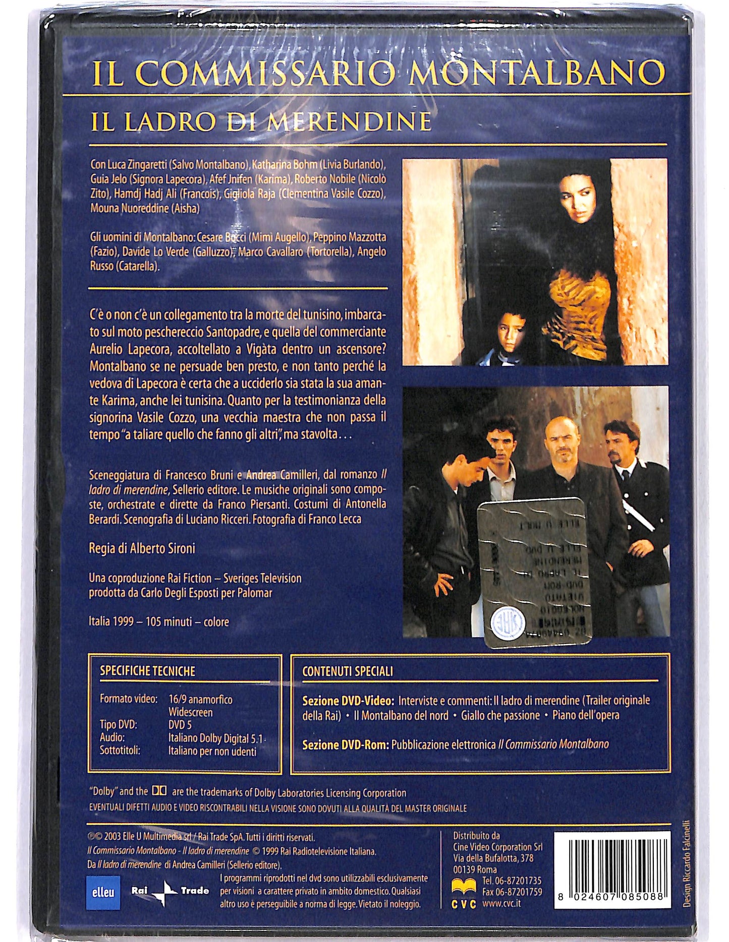 EBOND Il commissario Montalbano Il ladro di merendine EDITORIALE DVD D678947