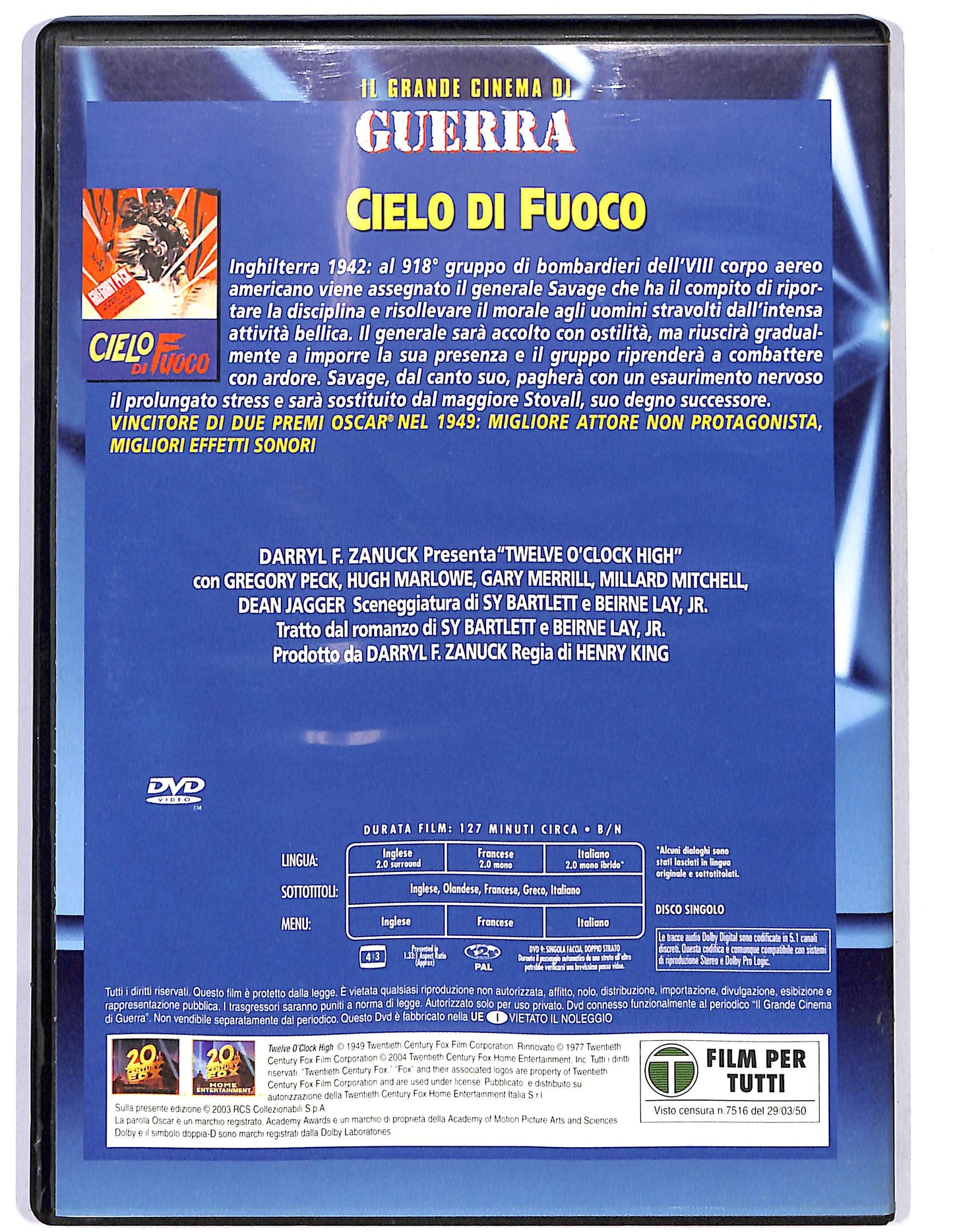 EBOND Cielo di fuoco EDITORIALE DVD D679101