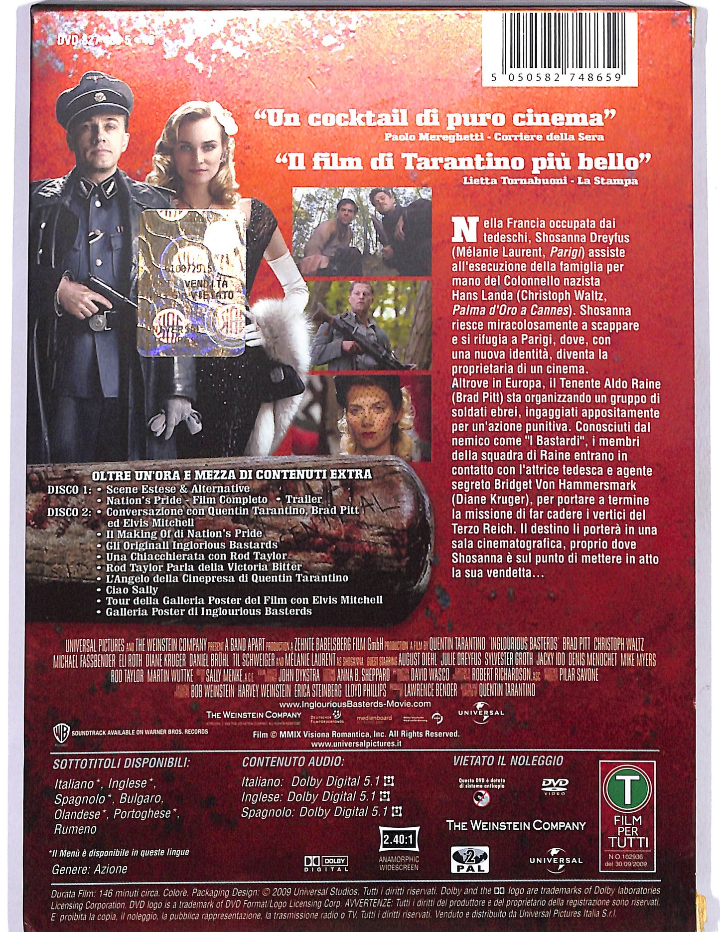EBOND Bastardi senza gloria slipcase DVD D679103