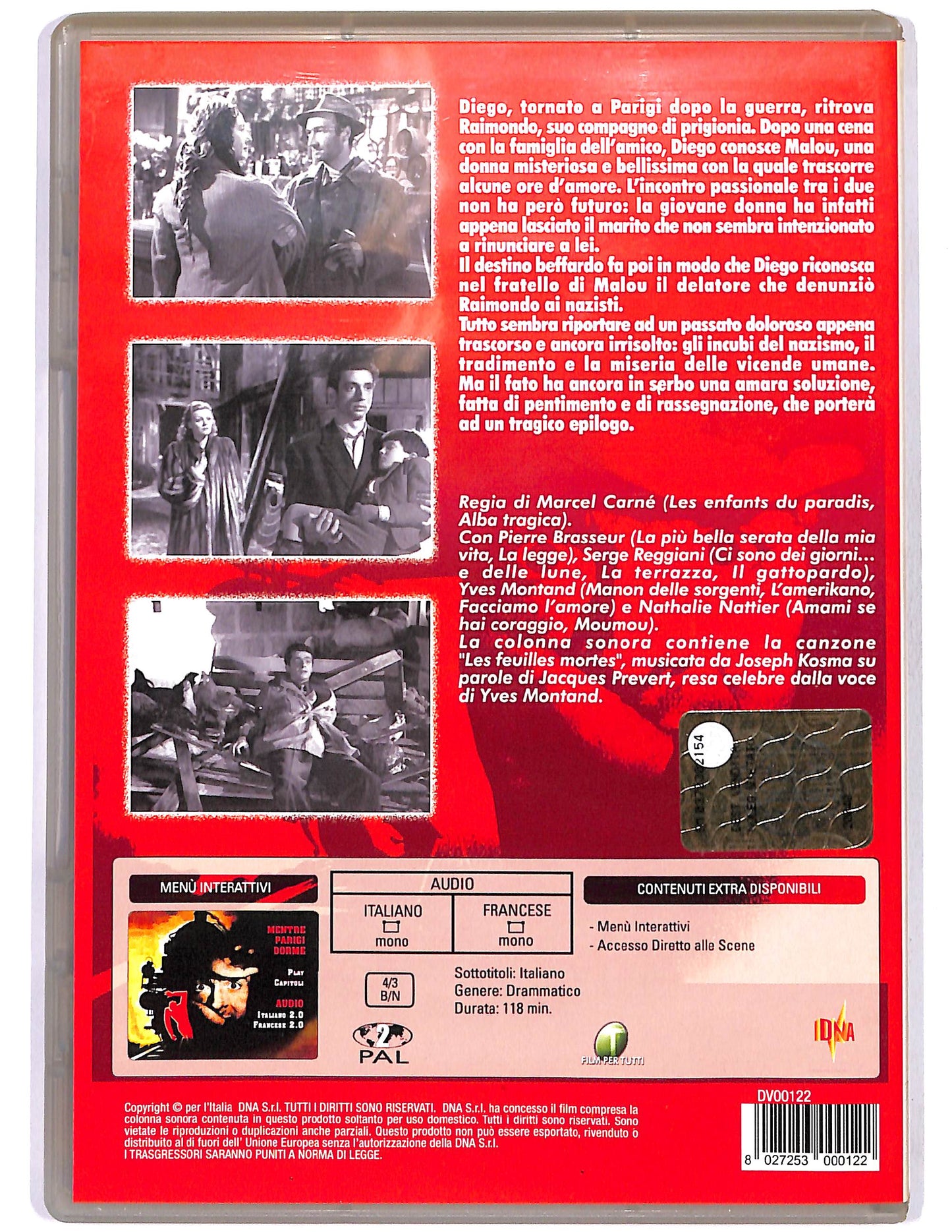 EBOND Mentre Parigi dorme EDITORIALE DVD D679119