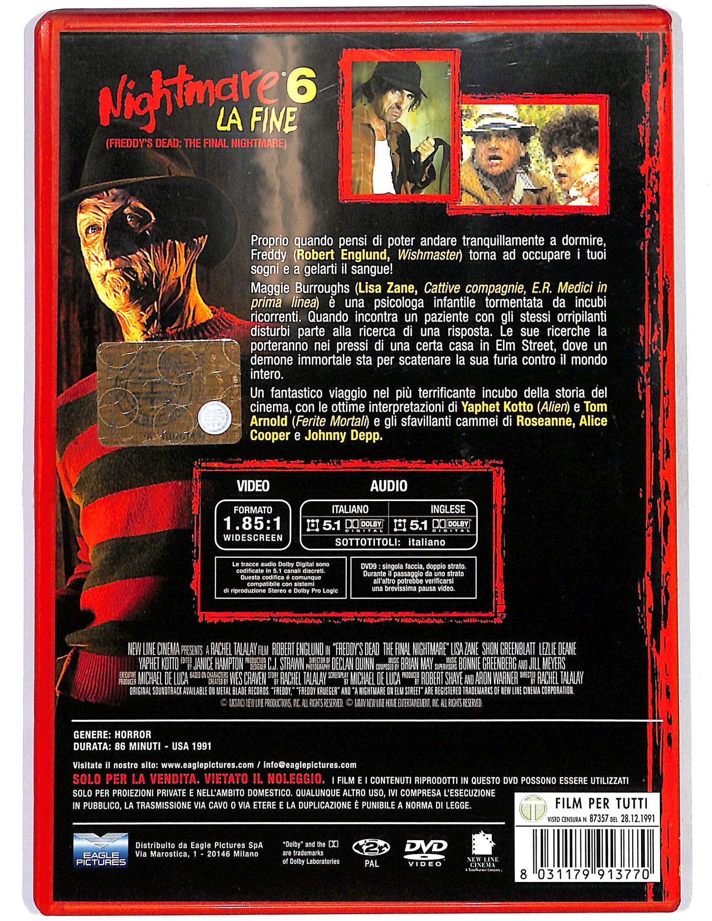 EBOND Nightmare 6 La fine DVD D679217