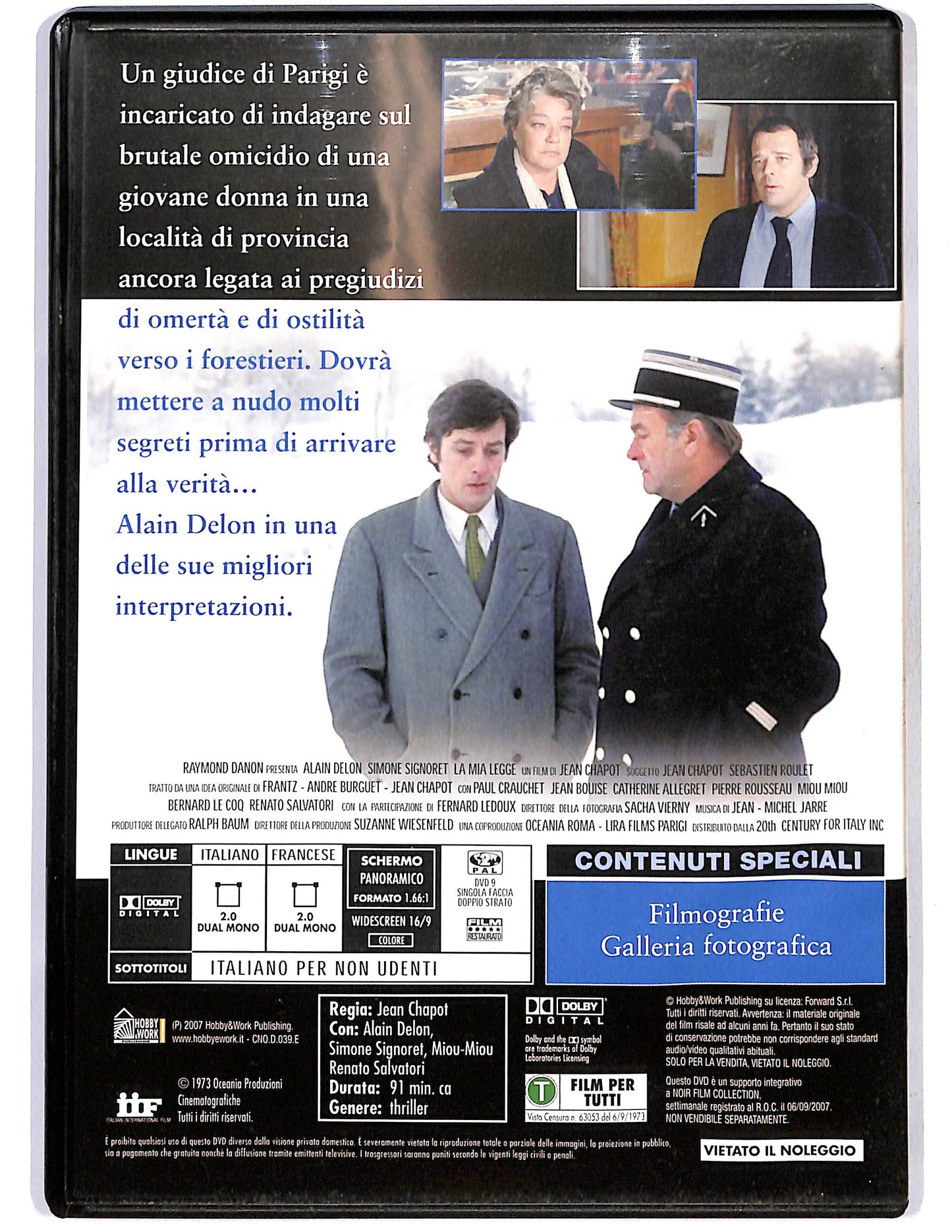 EBOND La mia legge di Jean Chapot EDITORIALE DVD D679448