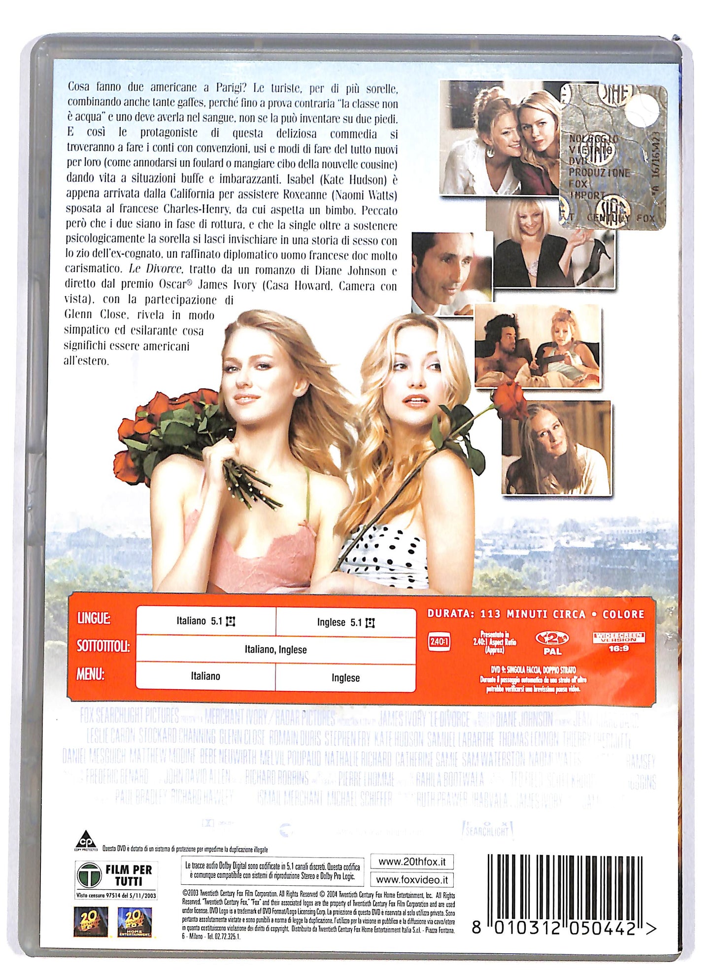 EBOND Le Divorce DVD D679944