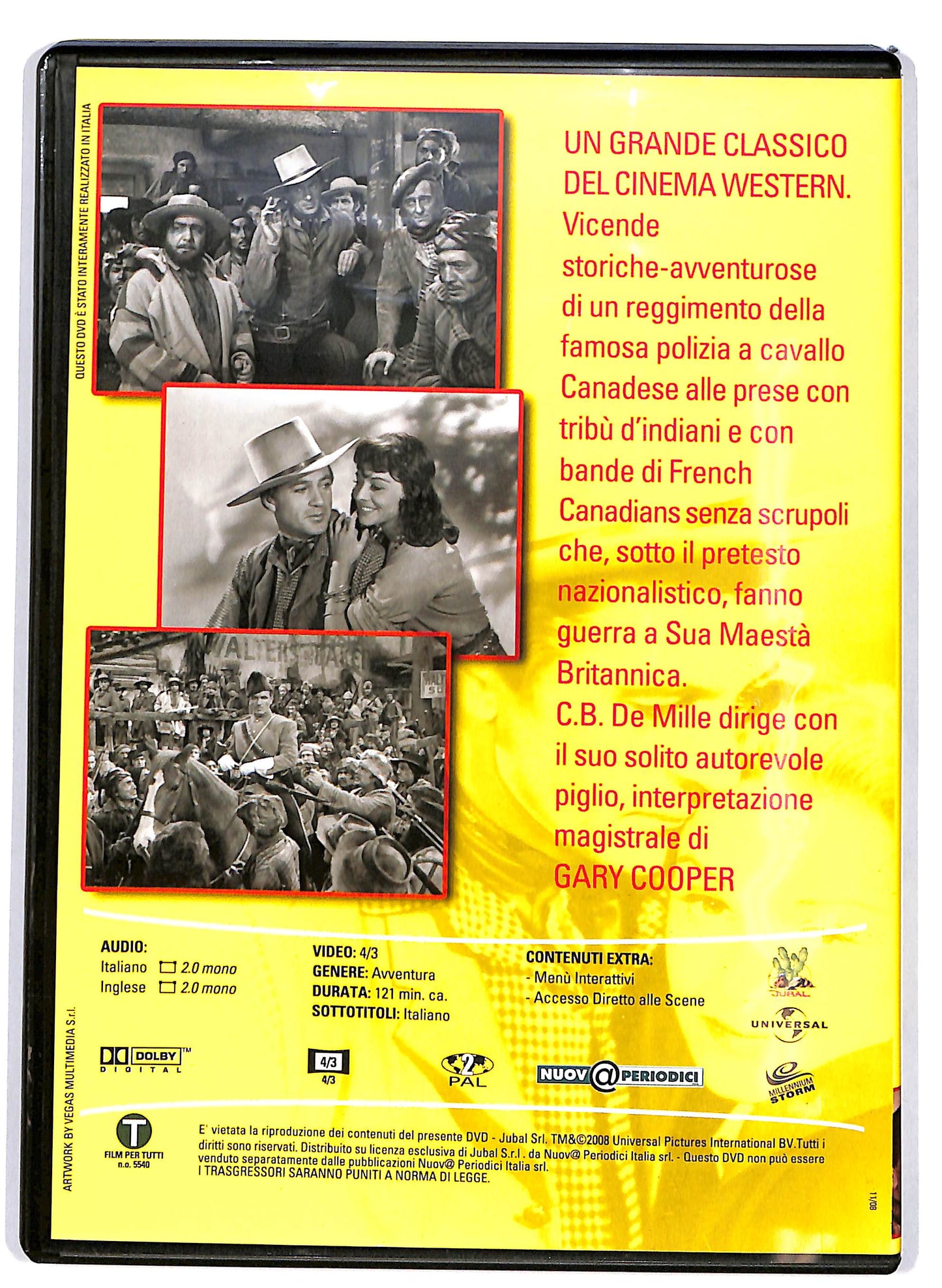EBOND Giubbe rosse EDITORIALE DVD D680106