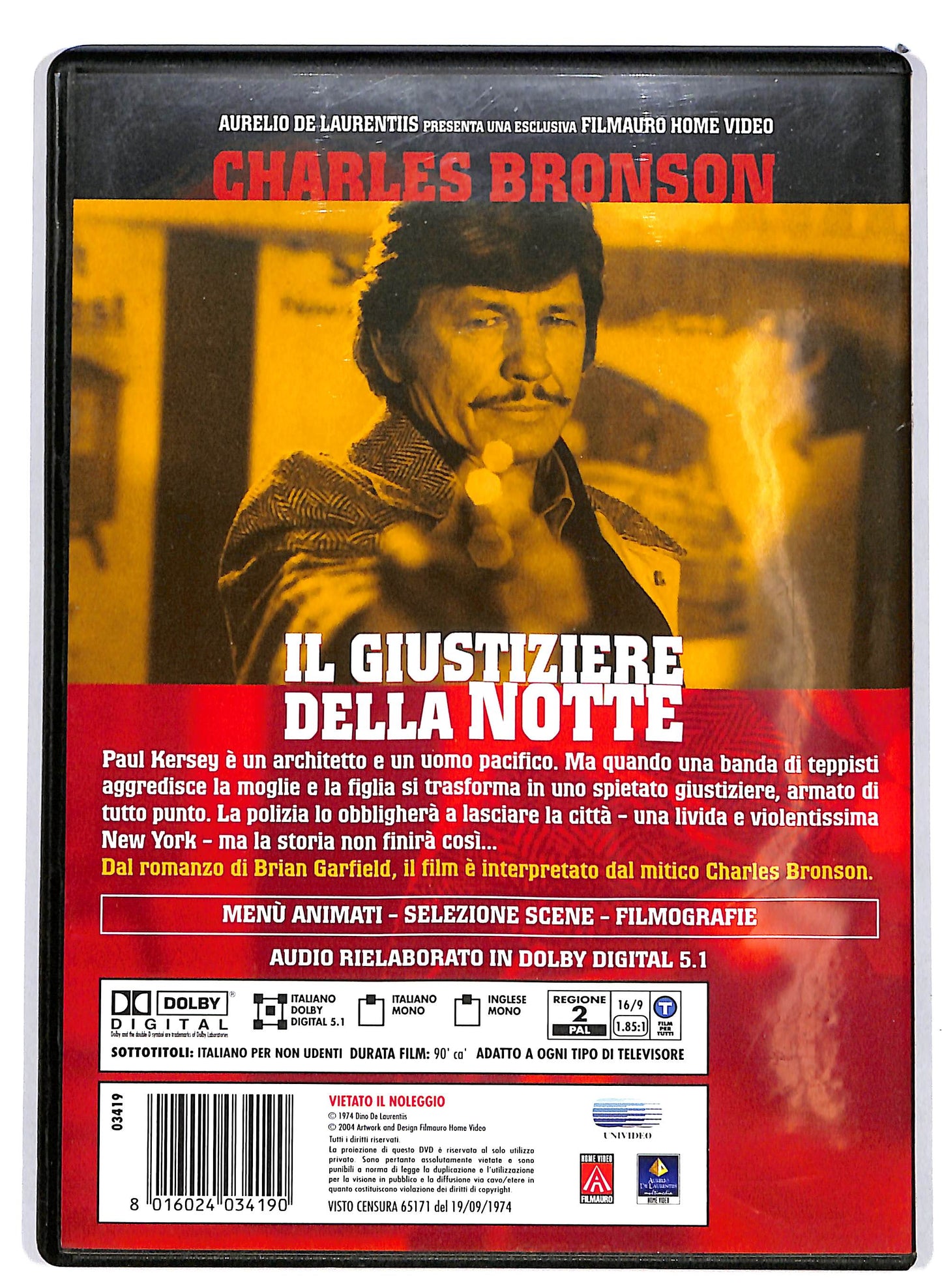 EBOND Il Giustiziere della Notte DVD D680359