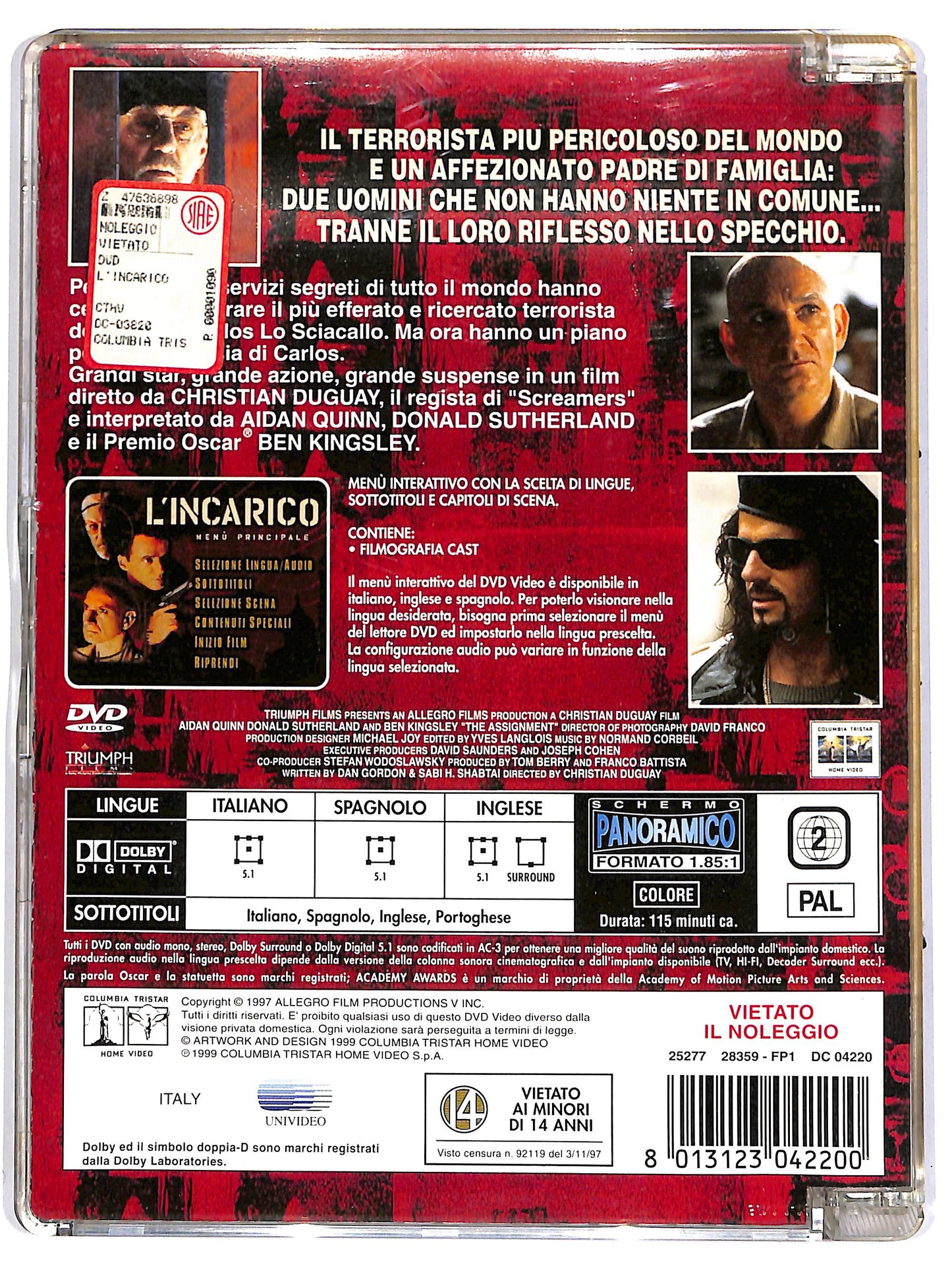 EBOND L'incarico SJB DVD D680544