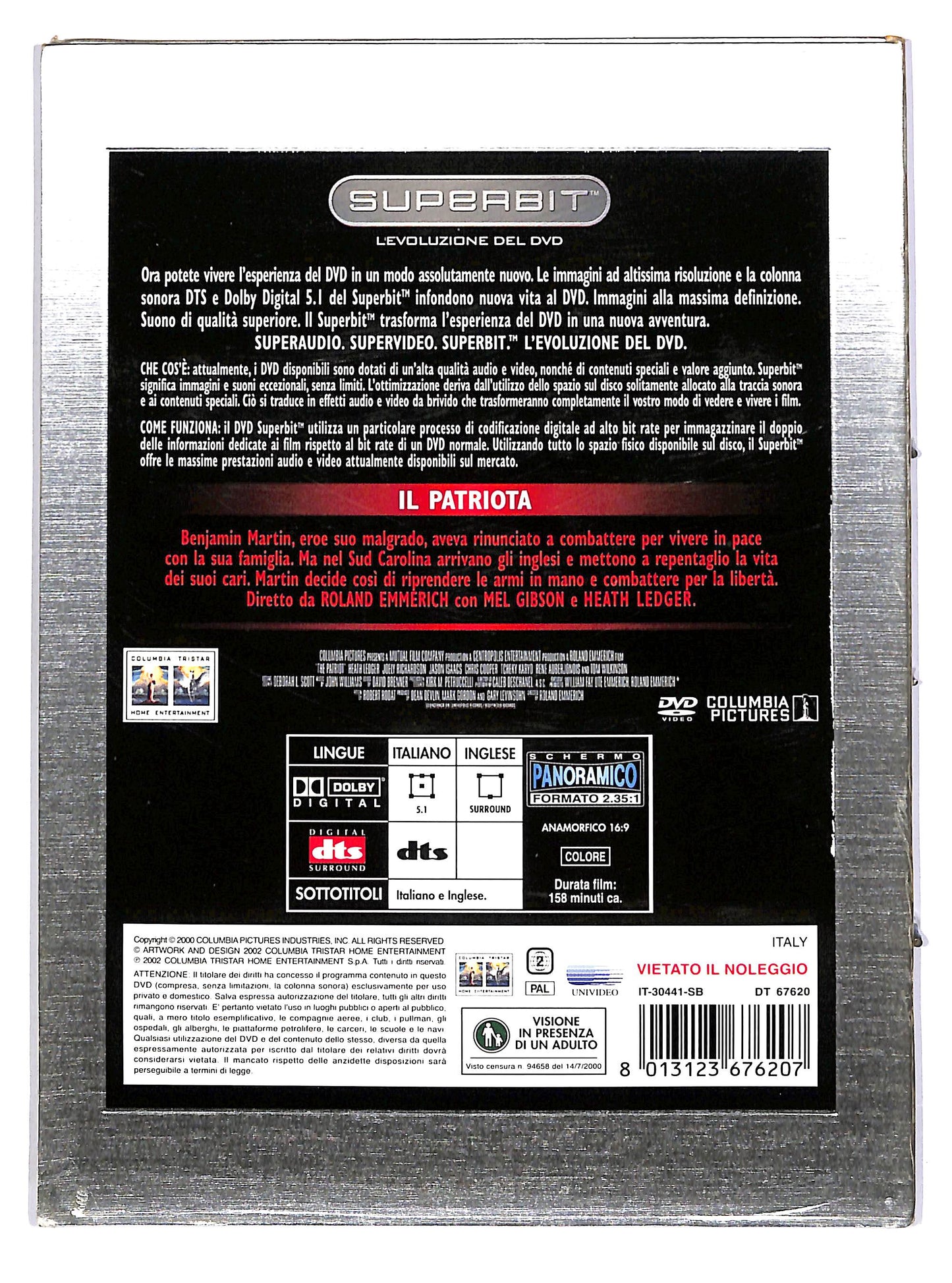 EBOND Il patriota DIGIPACK DVD D680641