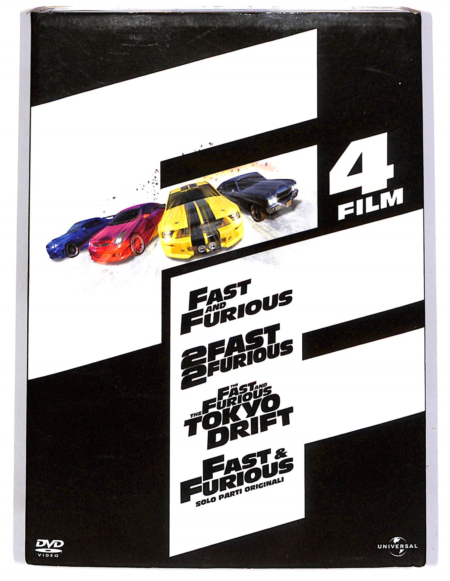 EBOND Fast & Furious - 4 film (4 dischi) SLIPCASE EDITORIALE DVD D680826