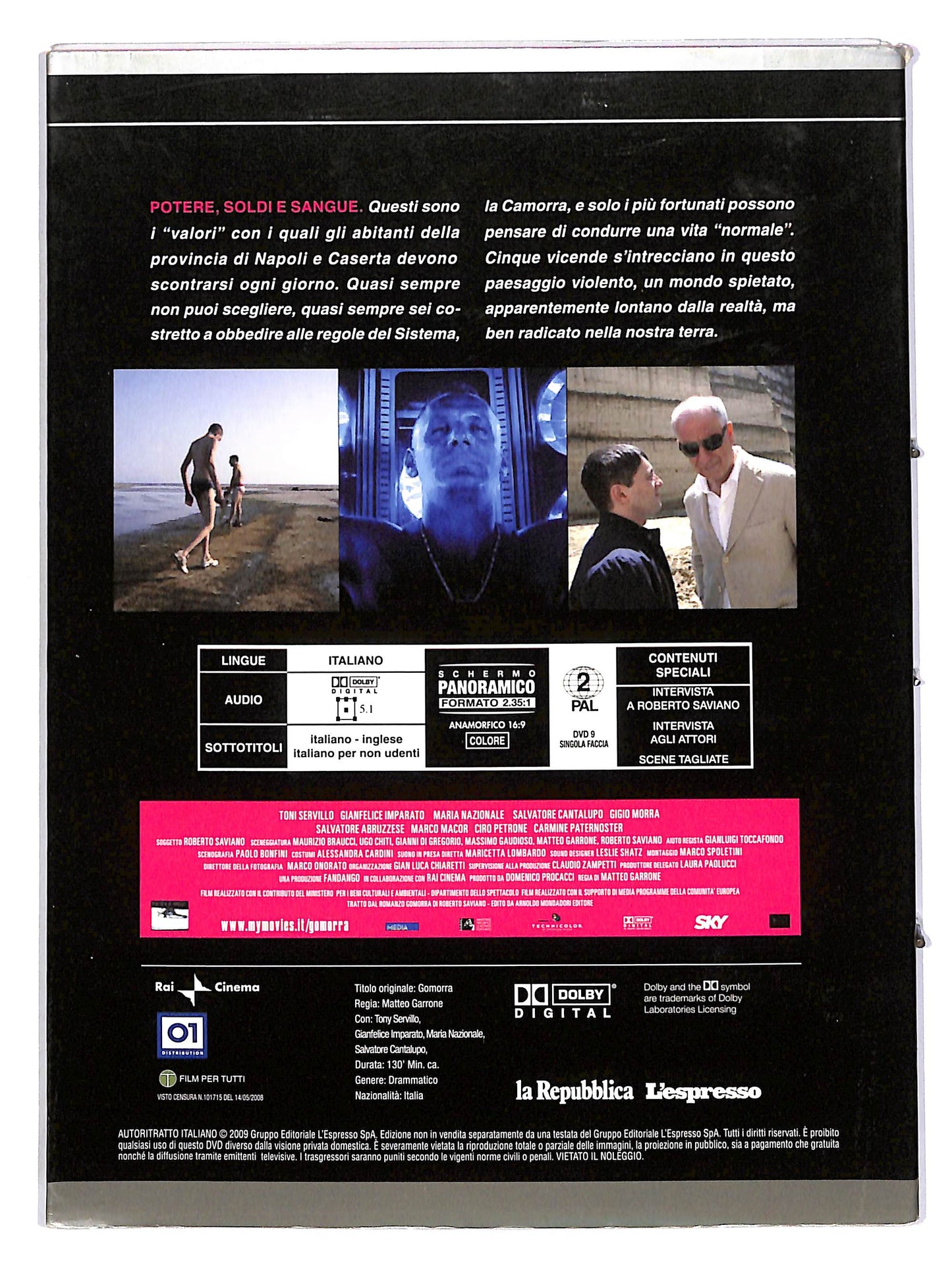 EBOND Gomorra DIGIPACK EDITORIALE DVD D680930
