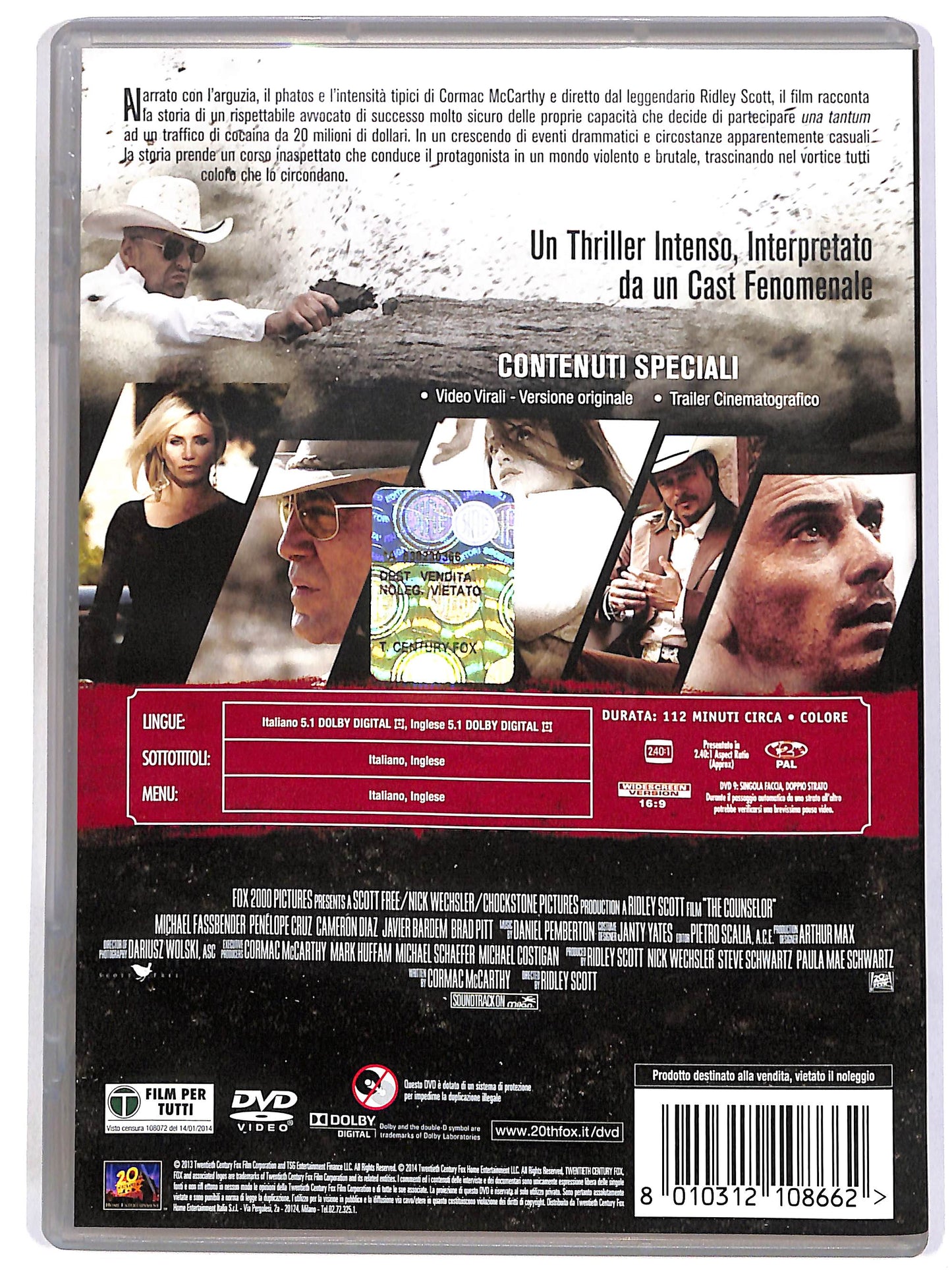 EBOND The Counselor - Il procuratore DVD D681027