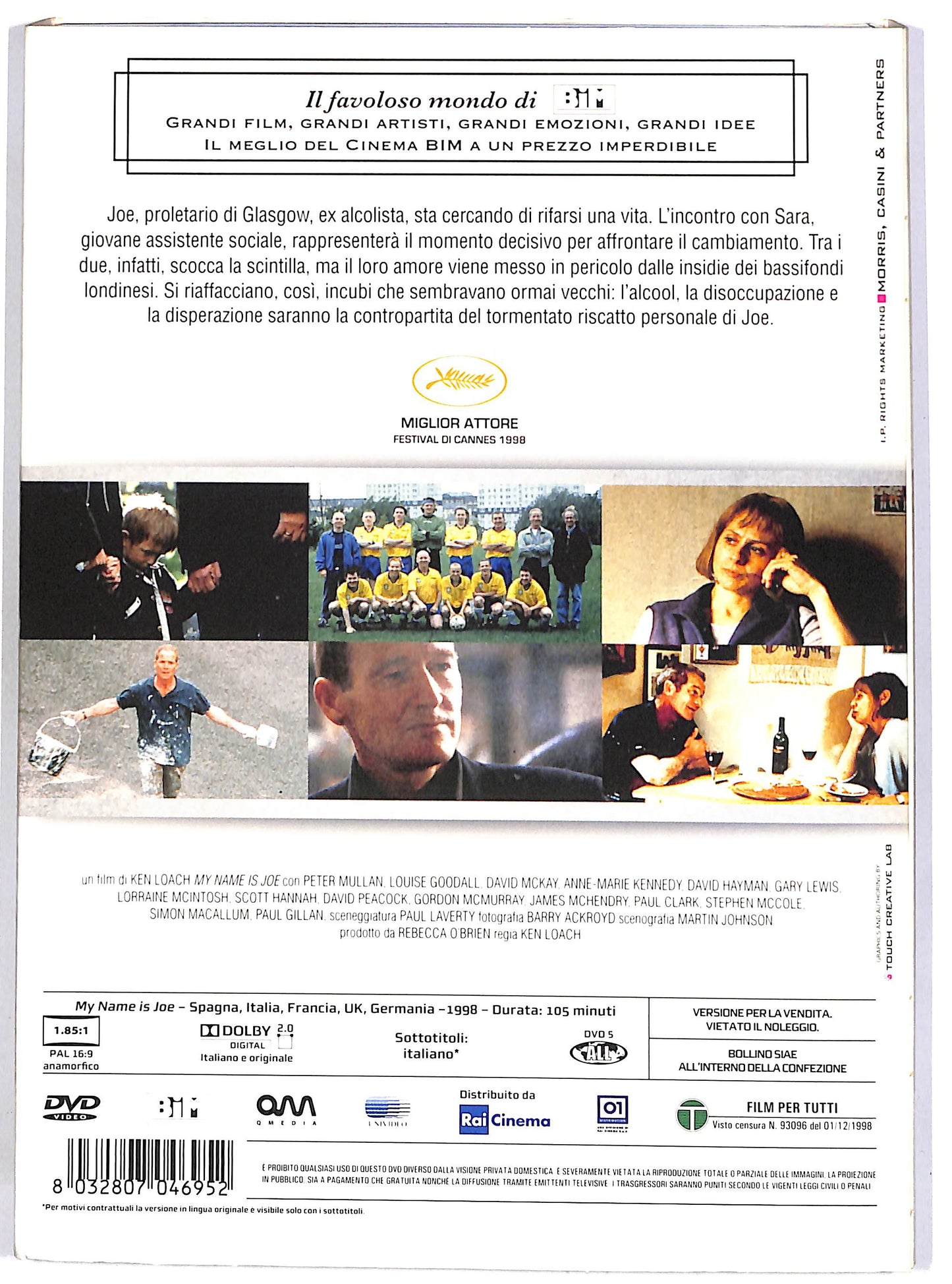 EBOND My Name Is Joe SLIPCASE DVD D681057