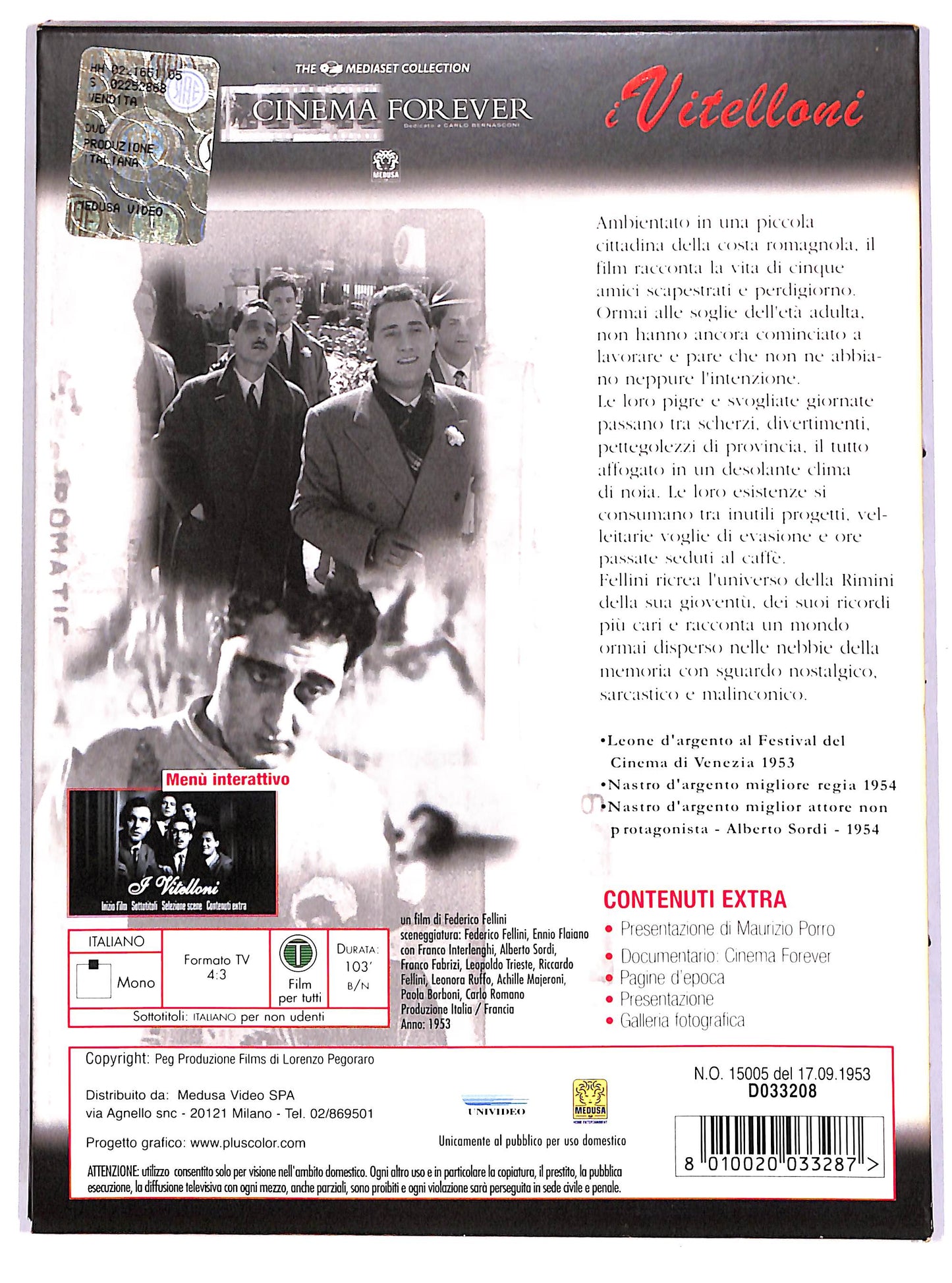 EBOND I vitelloni DIGIPACK DVD D681239