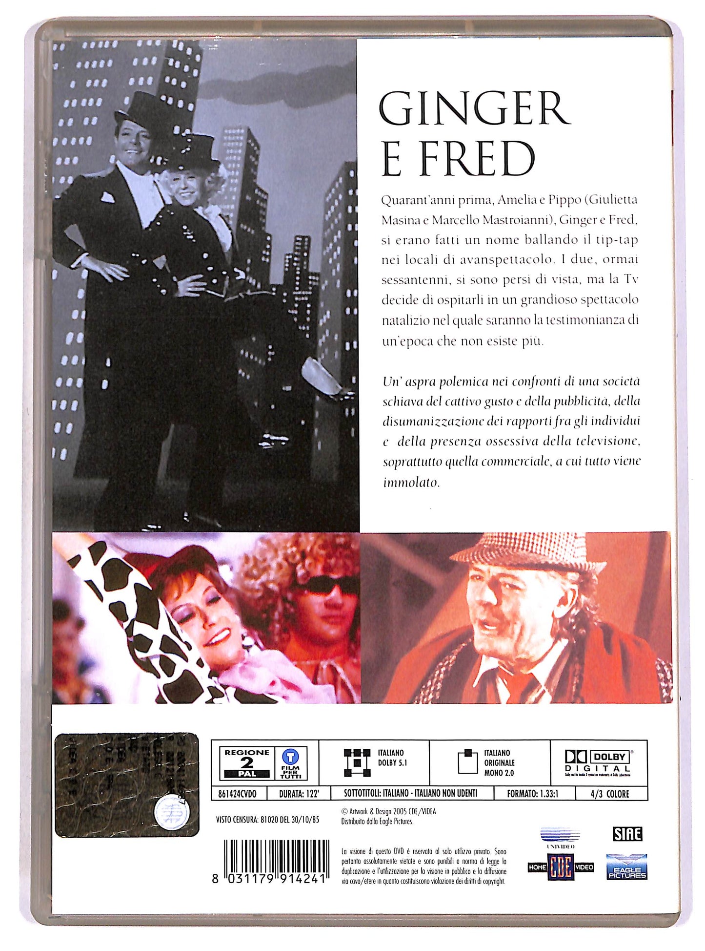EBOND Ginger e Fred DVD D681241