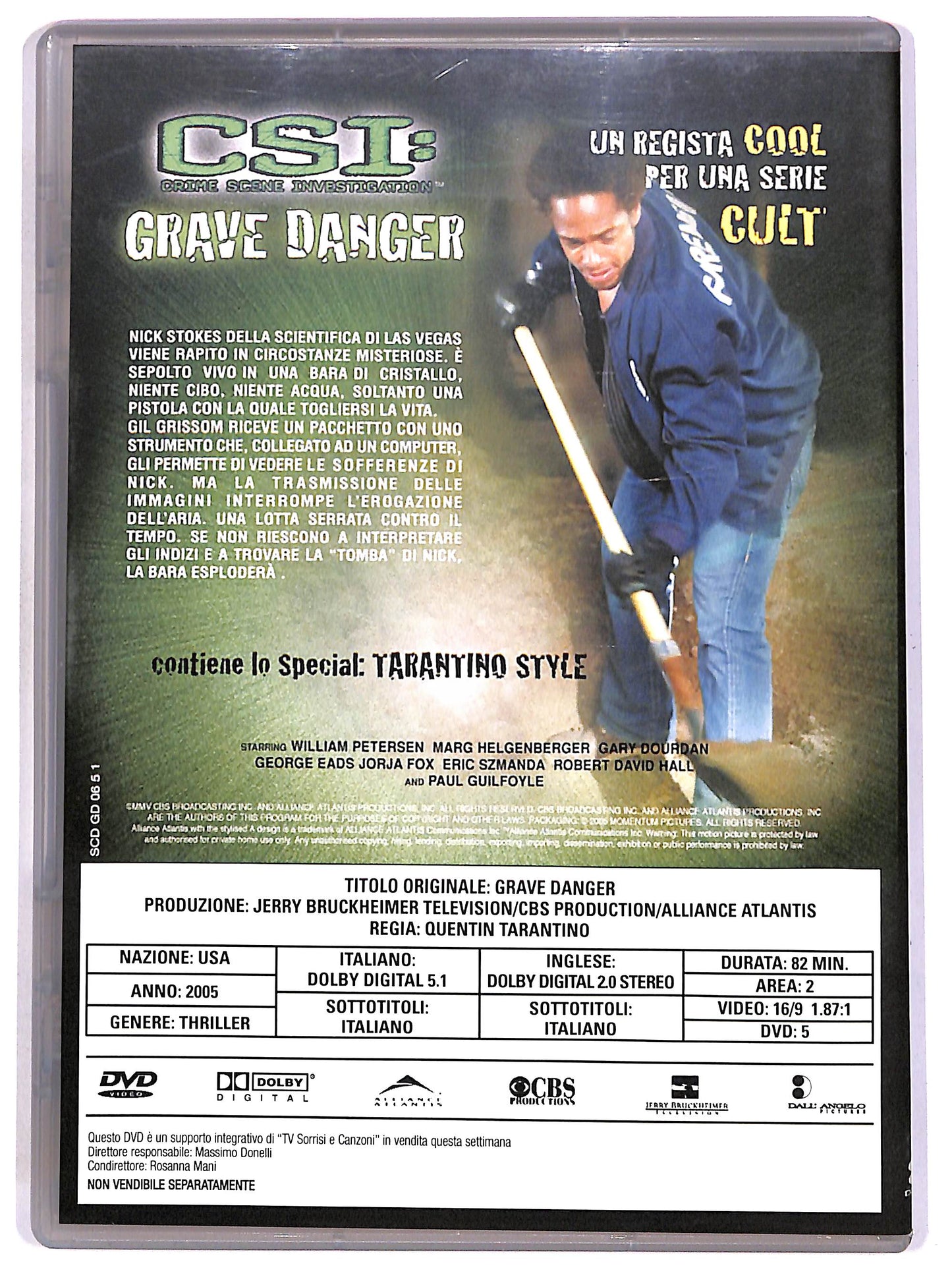 EBOND CSI: Grave Danger EDITORIALE DVD D681331