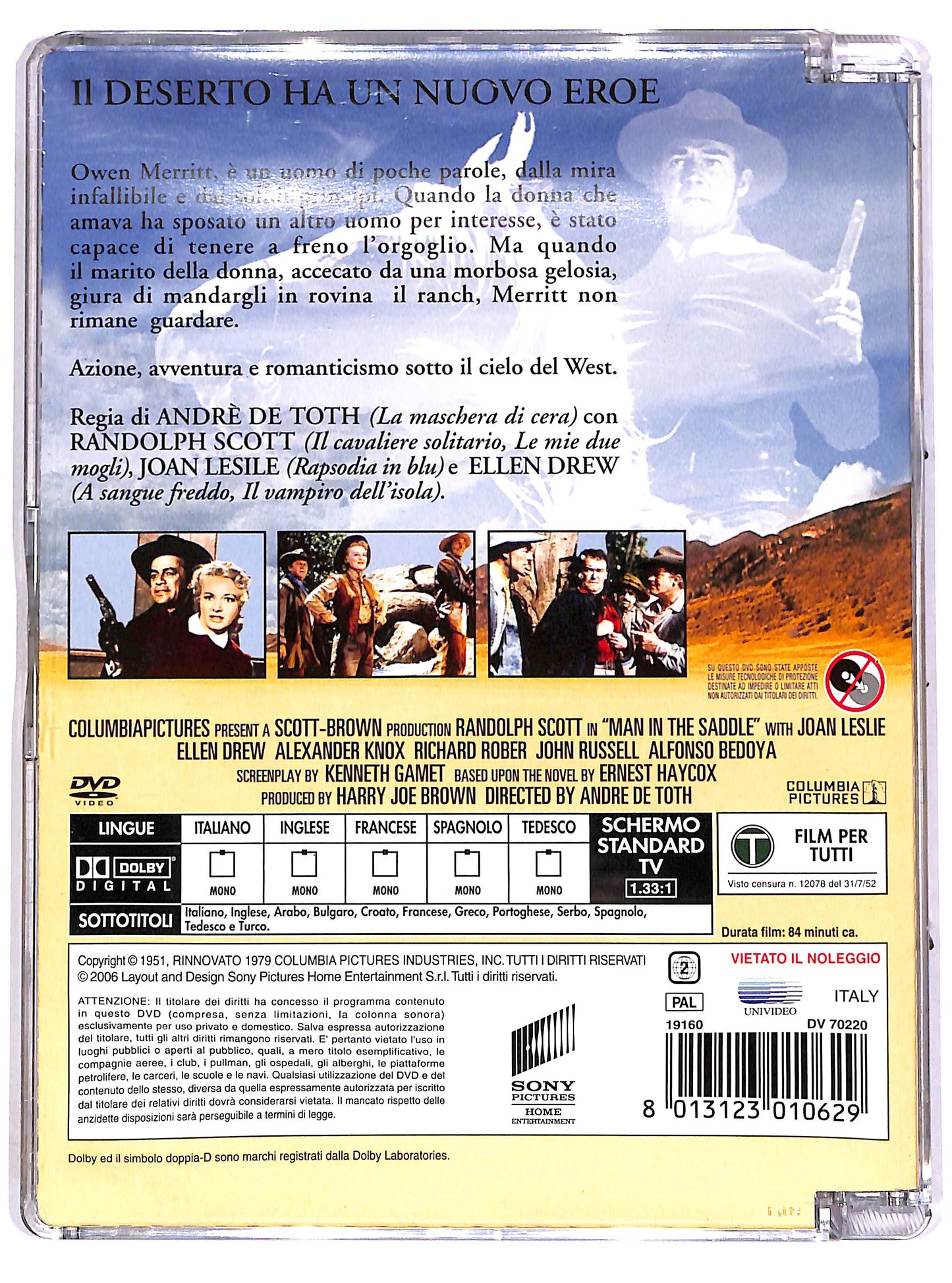 EBOND Il cavaliere del deserto SJB DVD D681530