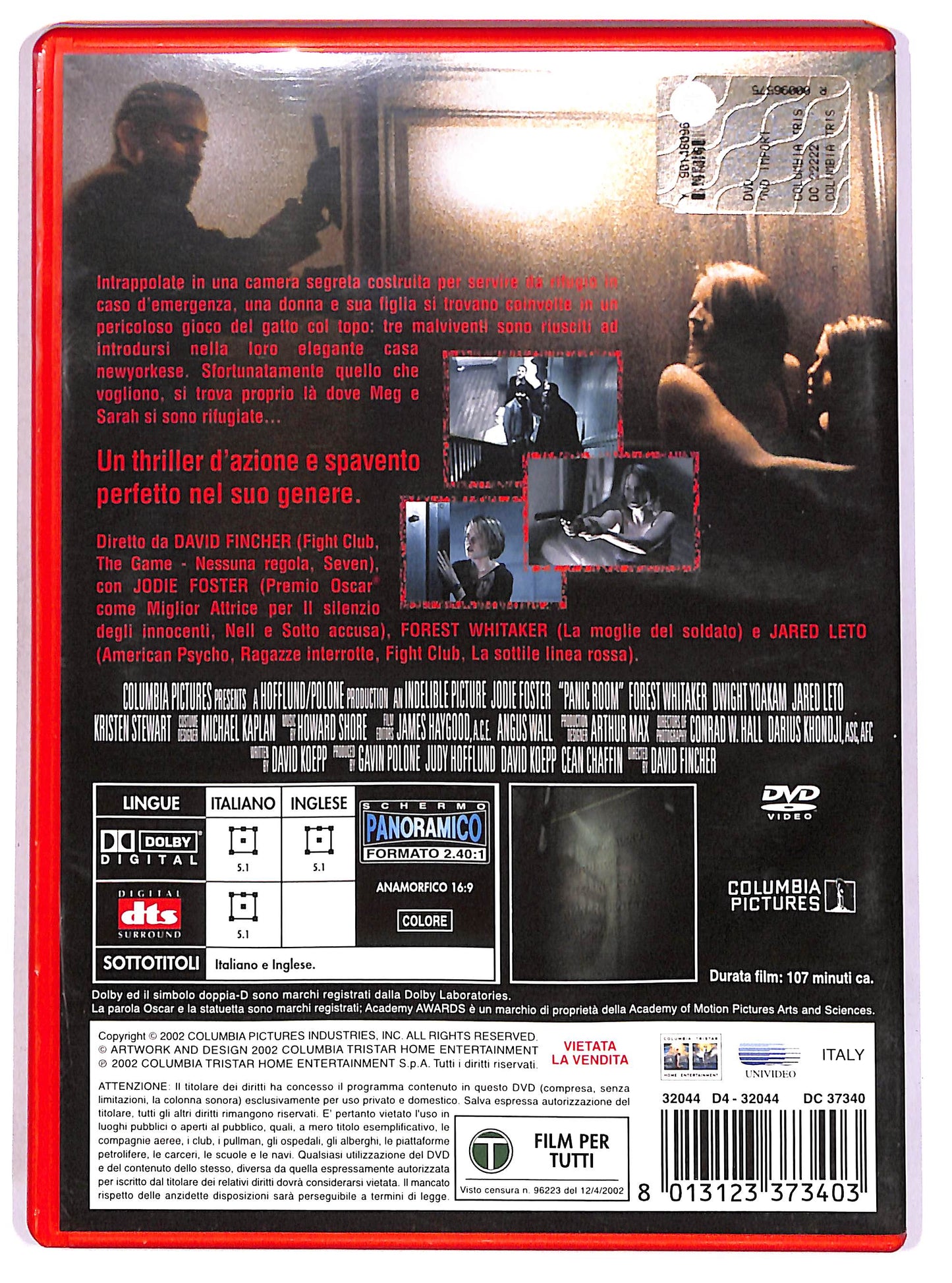 EBOND Panic Room NOLEGGIO DVD D681537