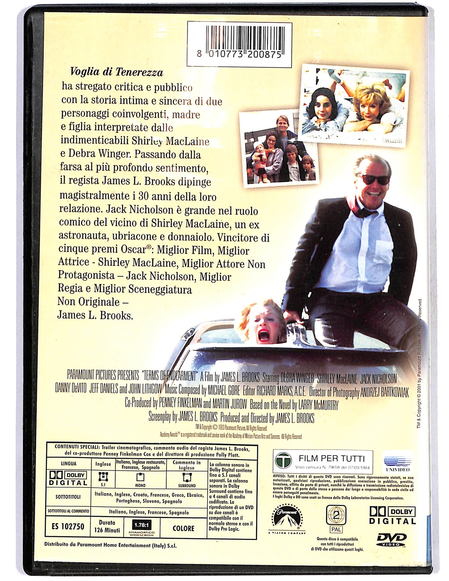 EBOND Voglia di tenerezza xxx DVD D681730