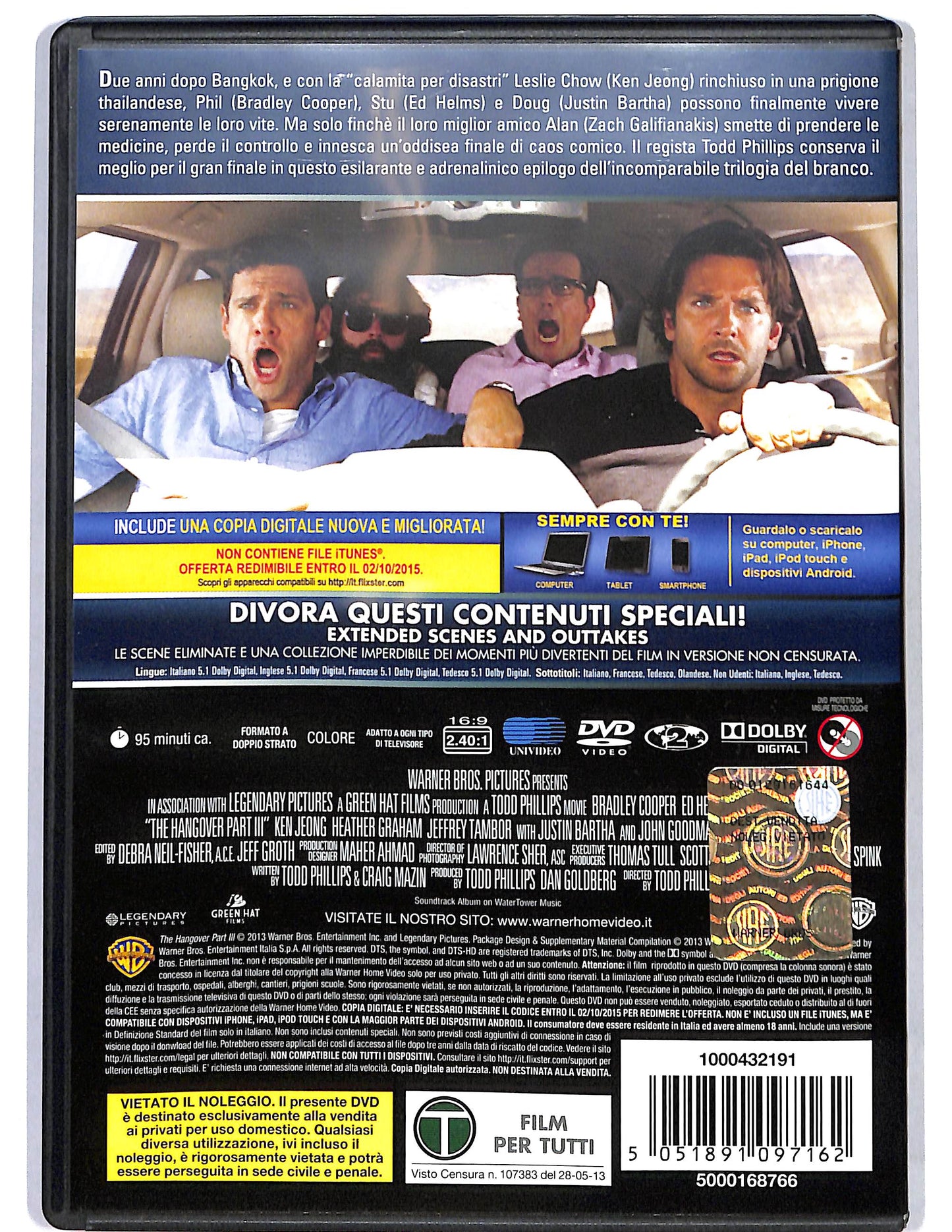 EBOND Una notte da leoni 3 DVD D682255