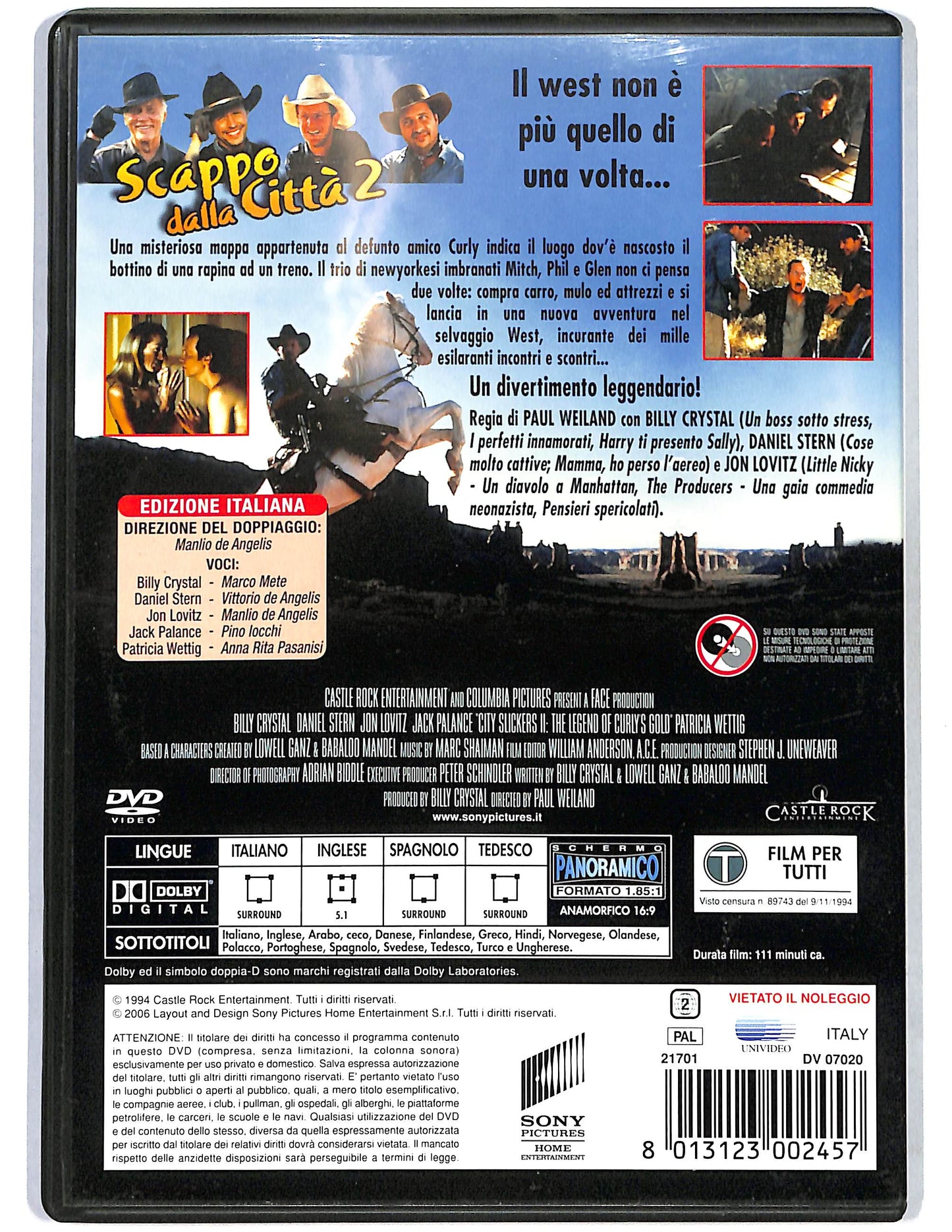 EBOND Scappo dalla citta 2 DVD D682329