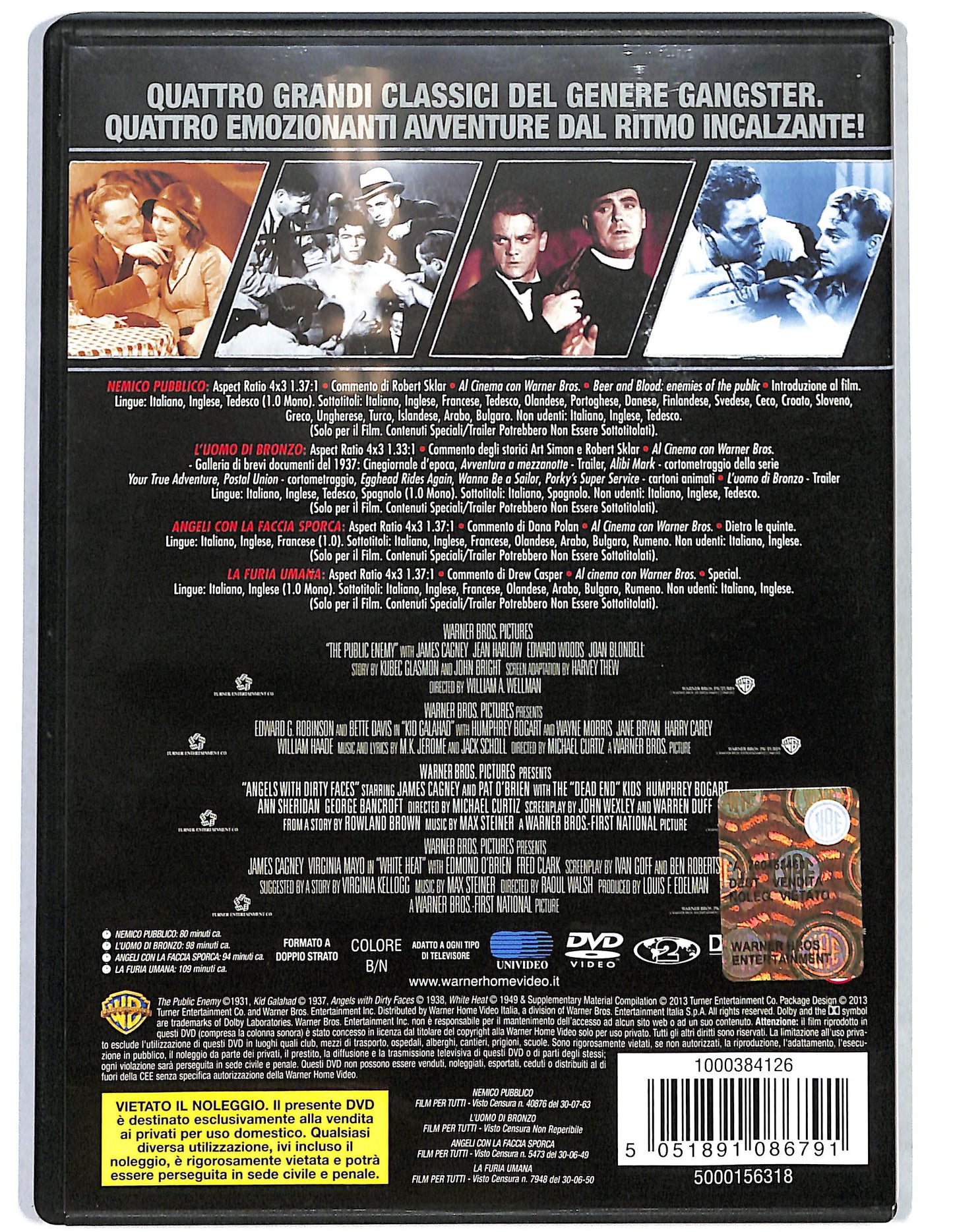 EBOND Nemico Pubblico - L'uomo di Bronzo La furia umana dvd D682423