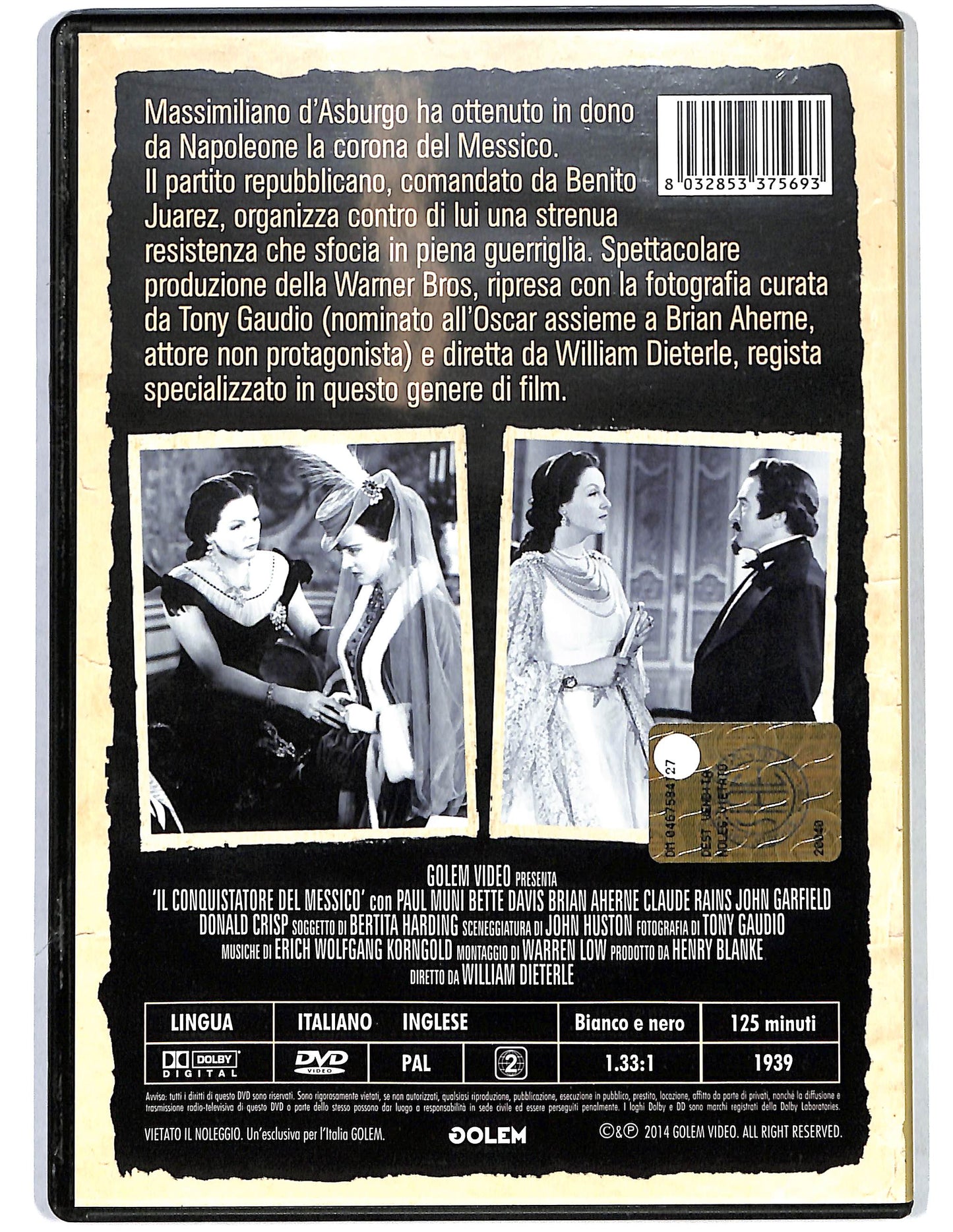 EBOND Il conquistatore del Messico DVD D682534