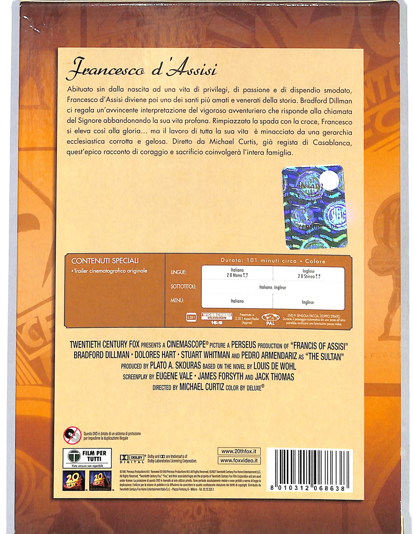 EBOND Francesco d'Assisi slipcase DVD D682549
