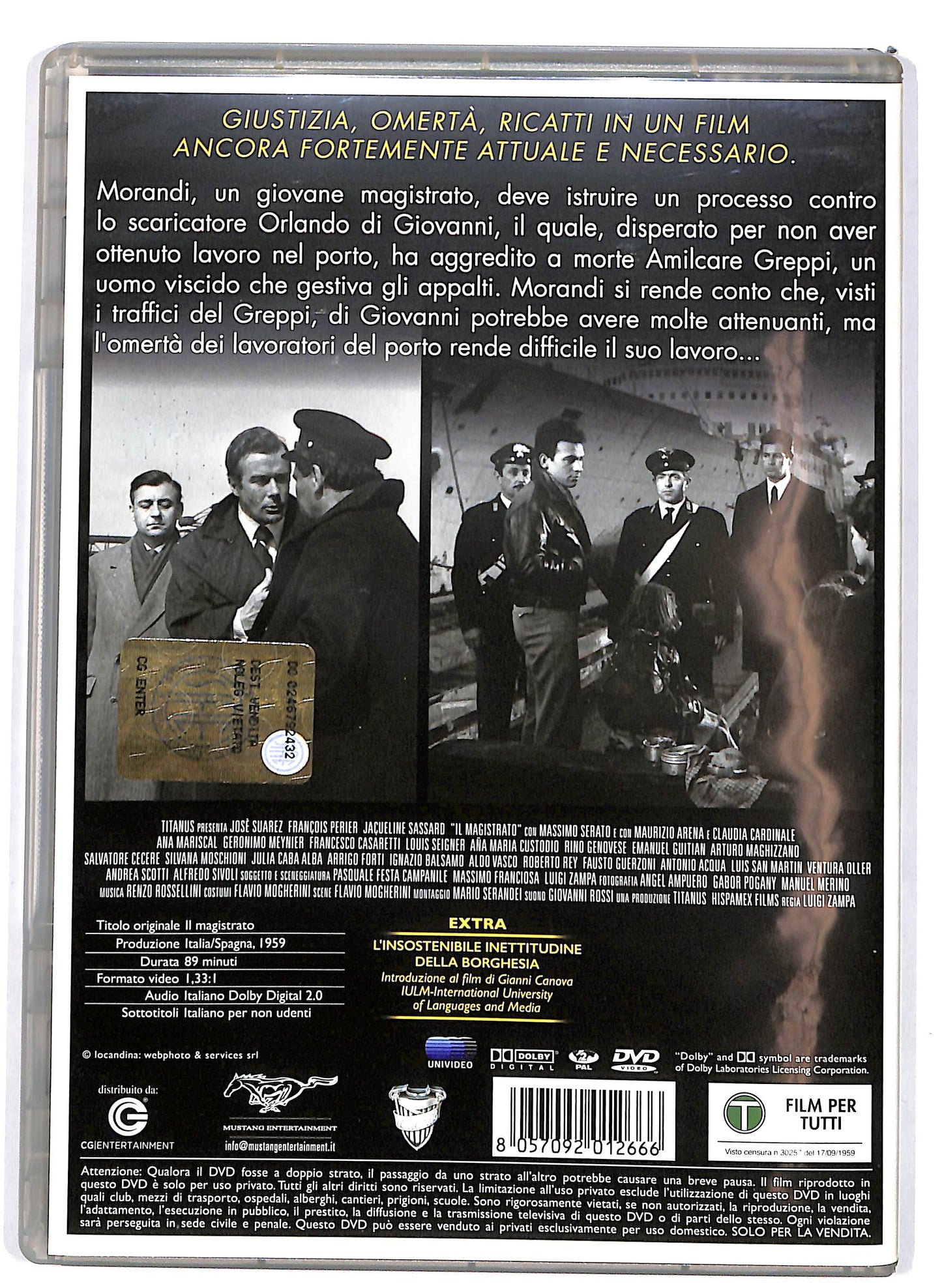 EBOND Il magistrato DVD D682644