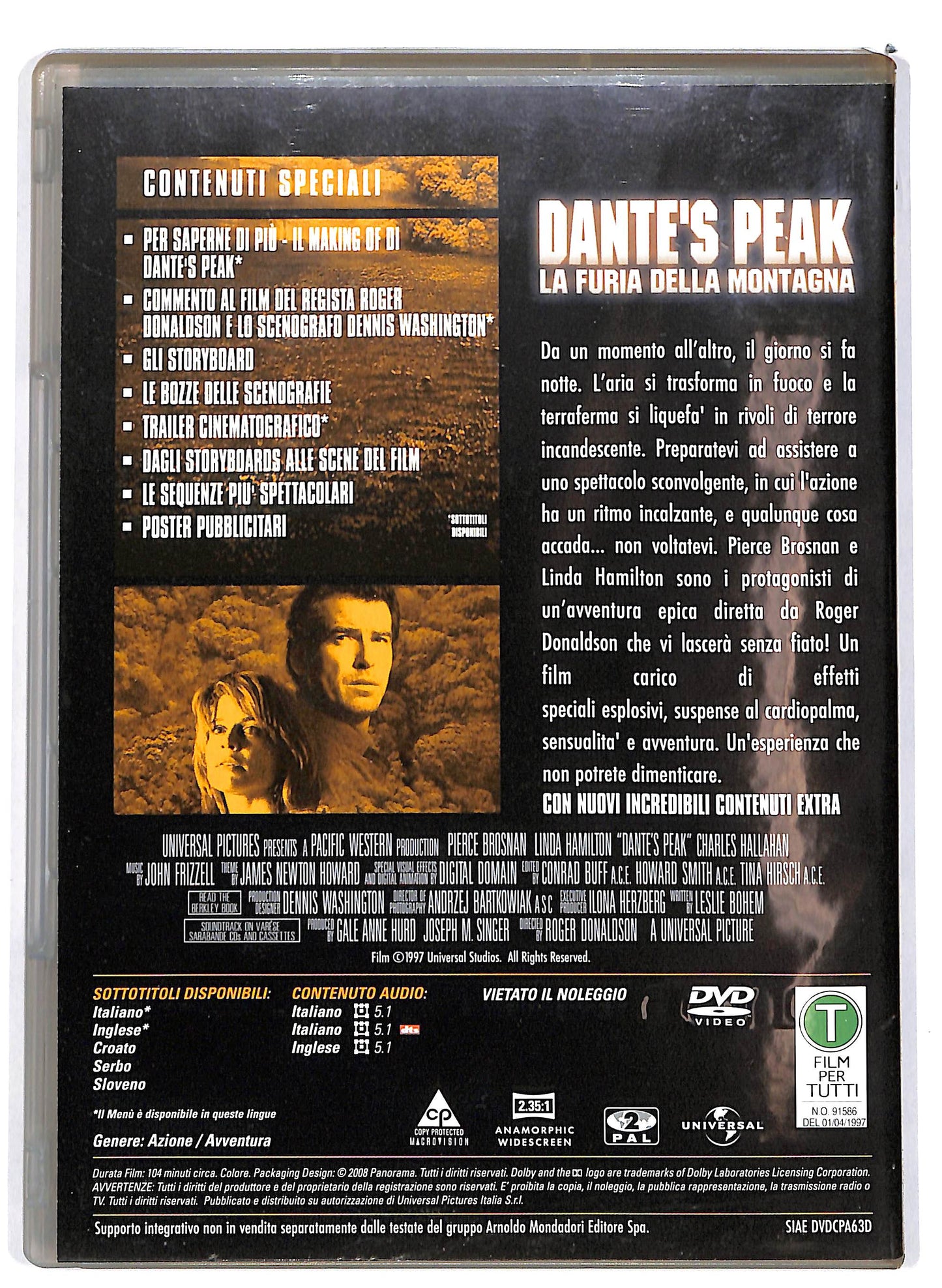 EBOND Dante's Peak - La furia della montagna EDITORIALE DVD D682650