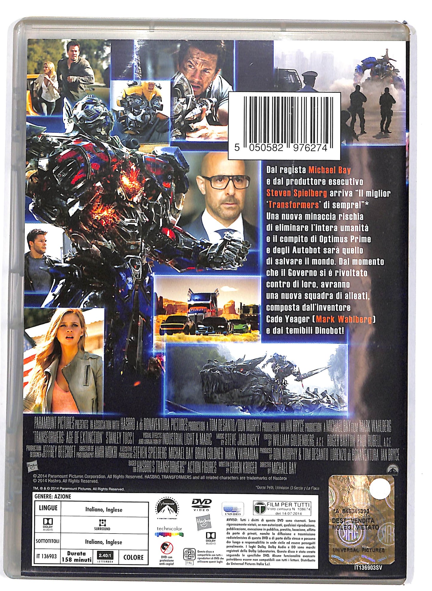 EBOND Transformers 4 - L'era dell'estinzione DVD D682660
