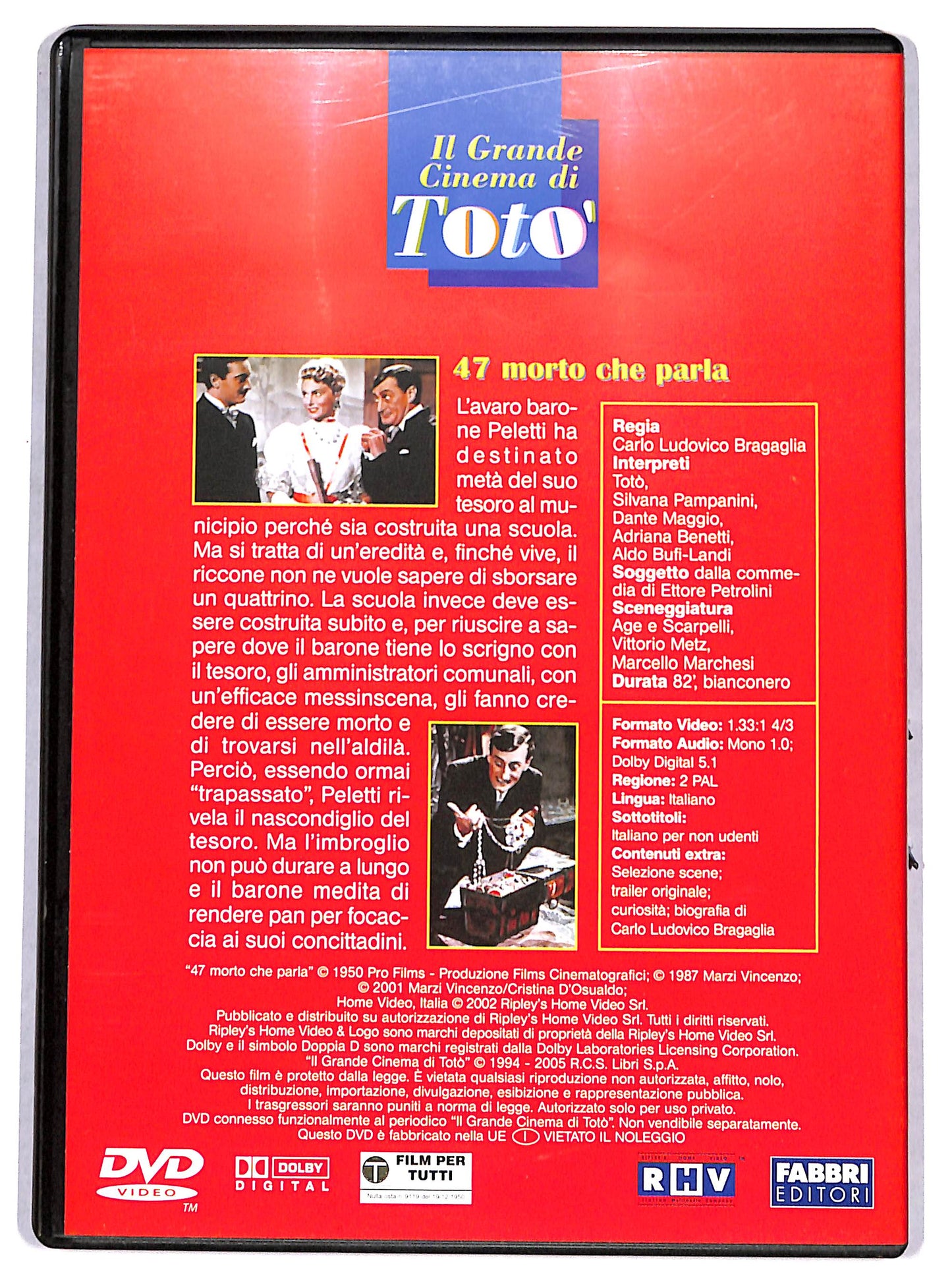 EBOND toto' - 47 morto che parla EDITORIALE DVD D682856