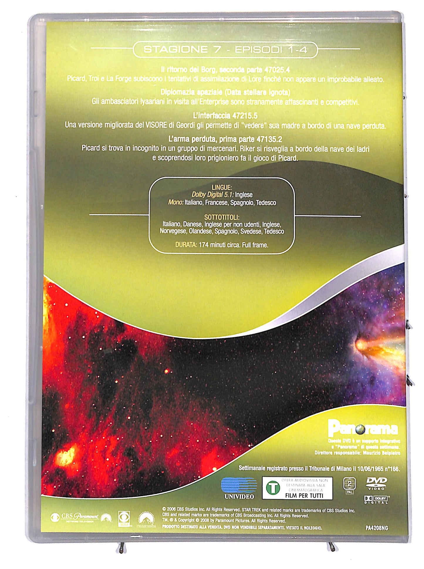 EBOND star trek the next generation stagione 7 ep 1 - 4 EDITORIALE DVD D683250
