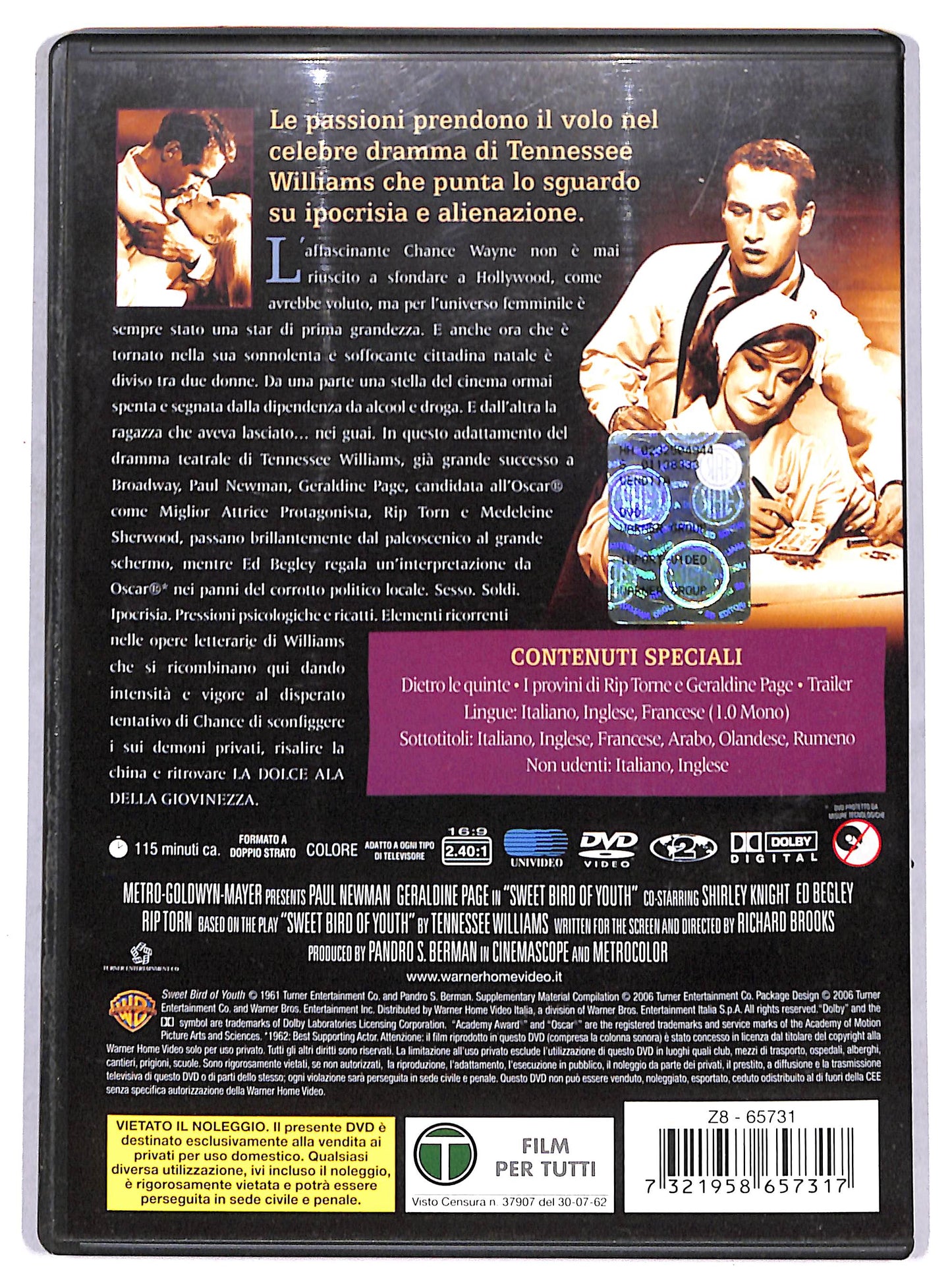 EBOND la dolce ala della giovinezza DVD D683260