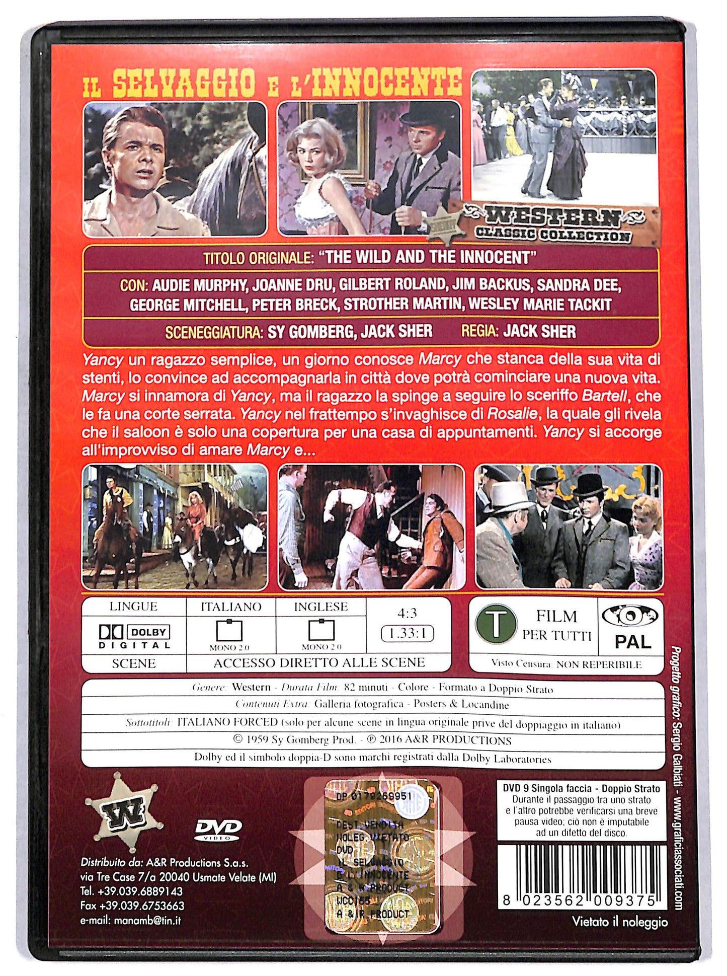 EBOND il selvaggio e l'innocente DVD D683553