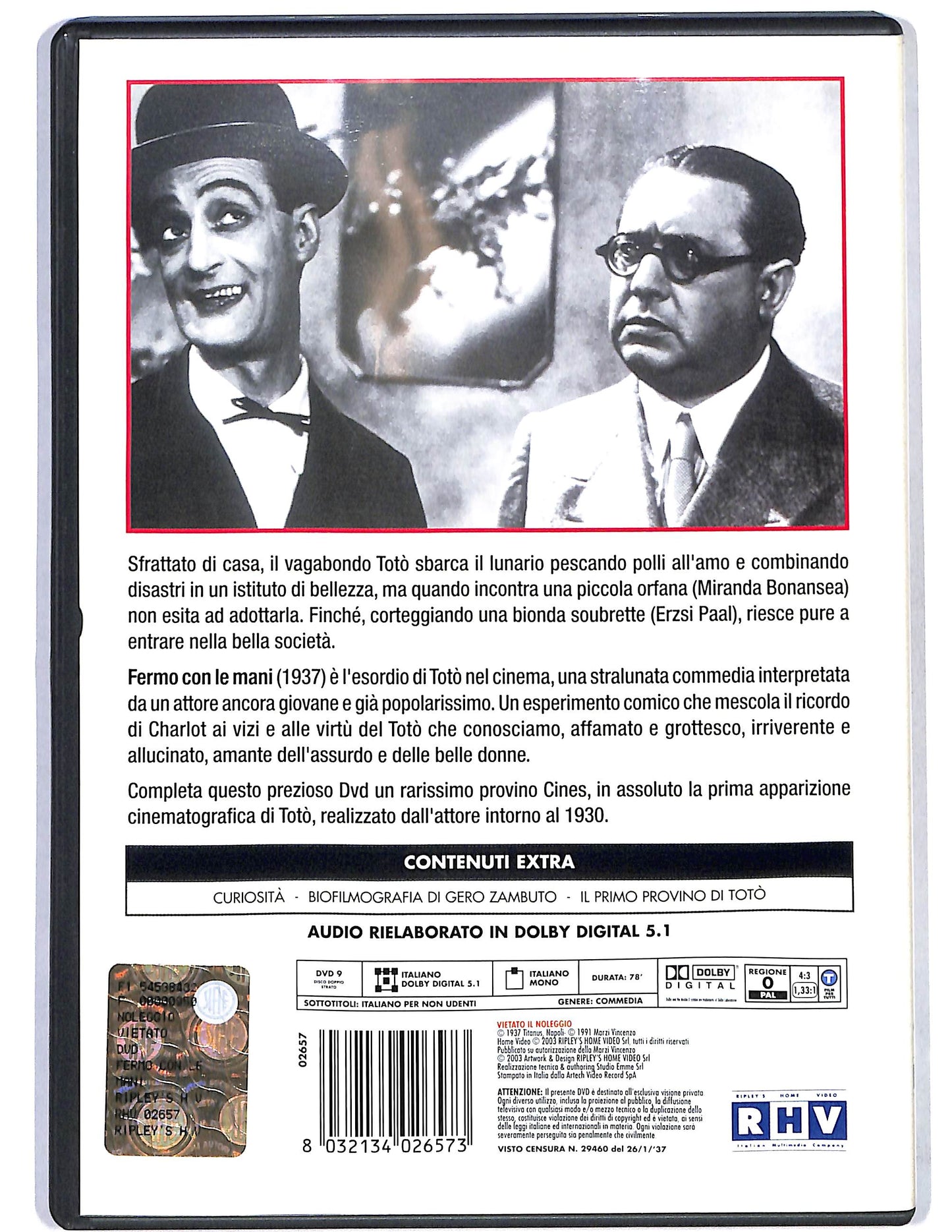 EBOND Fermo con le mani DVD D683660