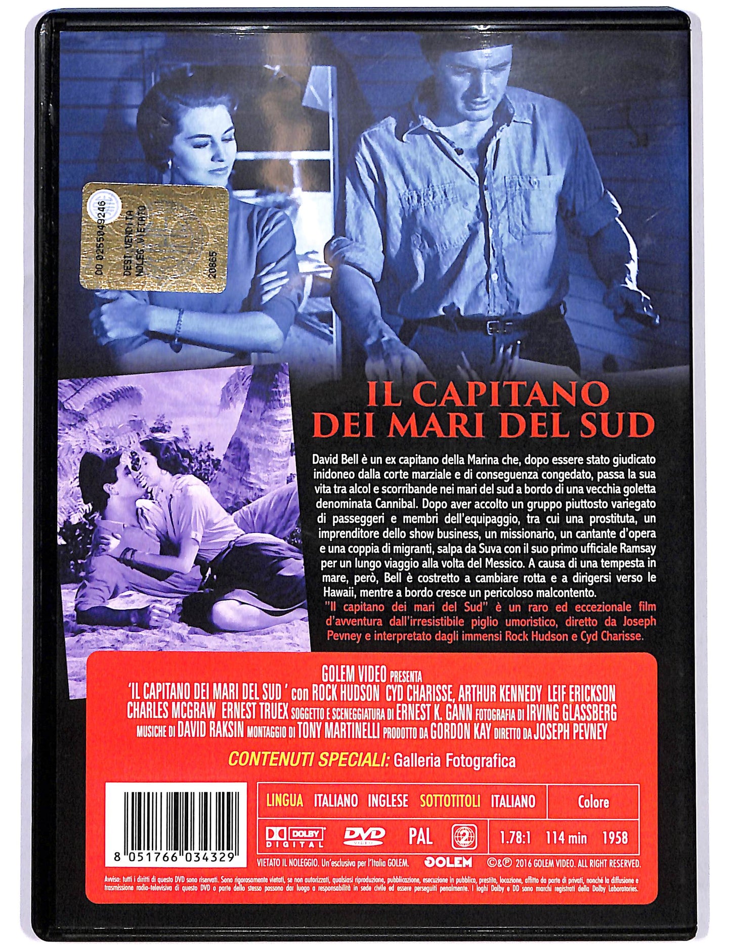 EBOND Il capitano dei mari del sud DVD D683839