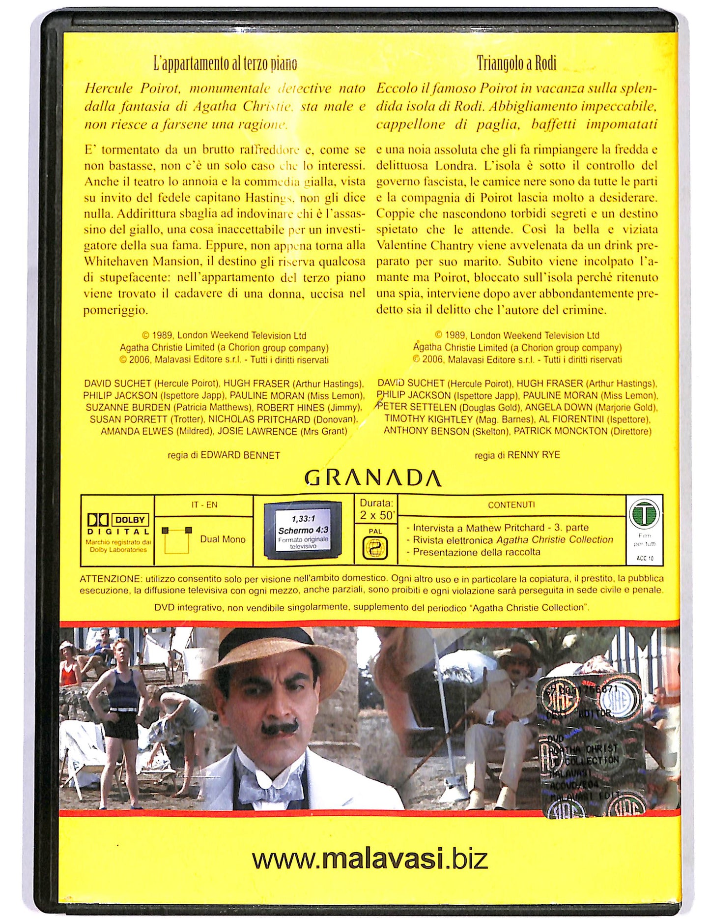 EBOND L'appartamento al terzo piano-Triangolo a Rodi EDITORIALE DVD D684109