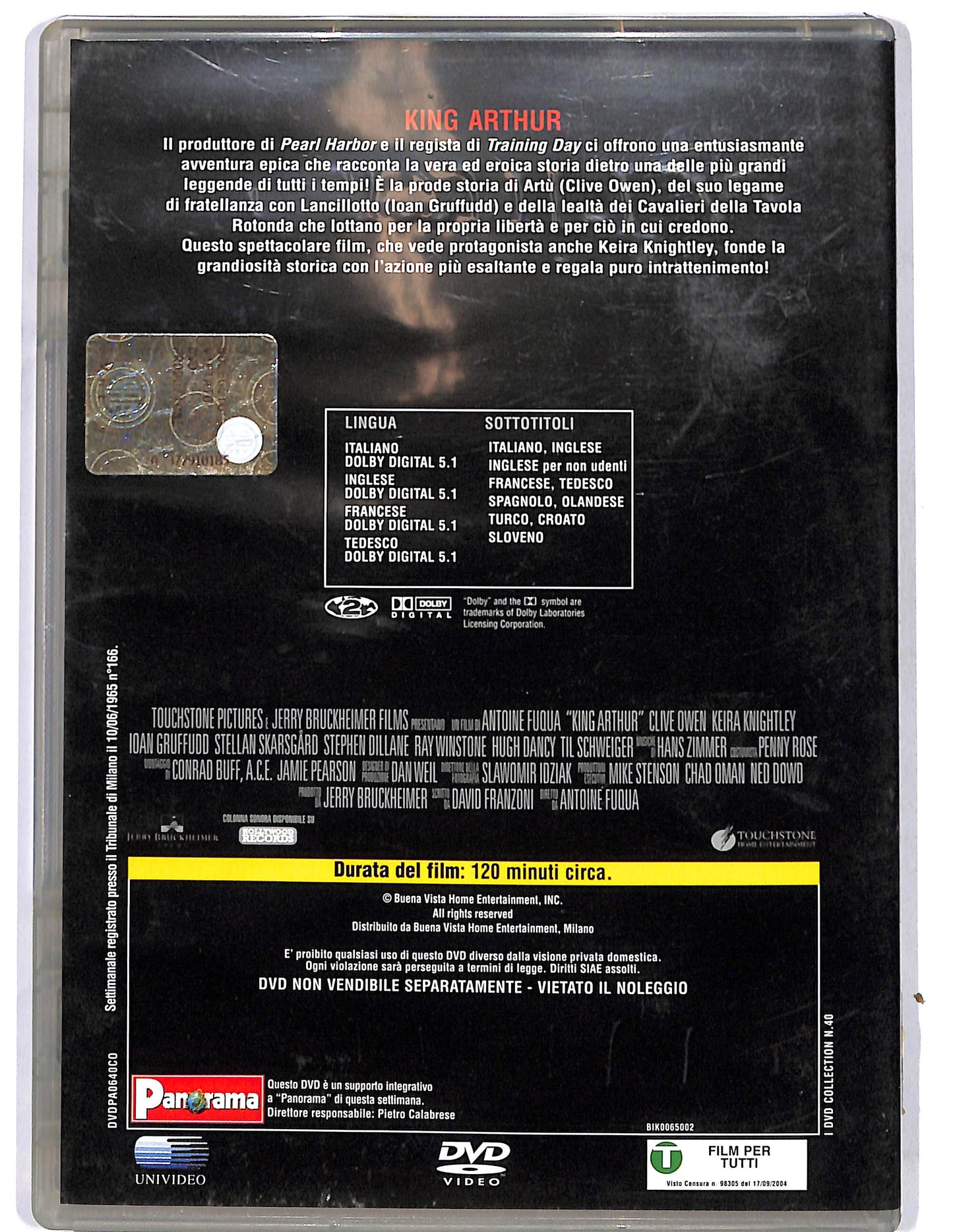 EBOND King Arthur EDITORIALE DVD D684214