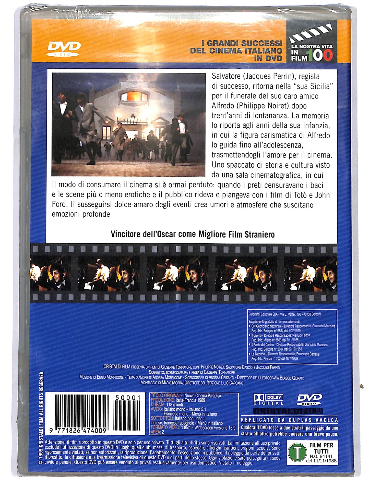 EBOND Nuovo Cinema Paradiso vol.1 EDITORIALE DVD D684315
