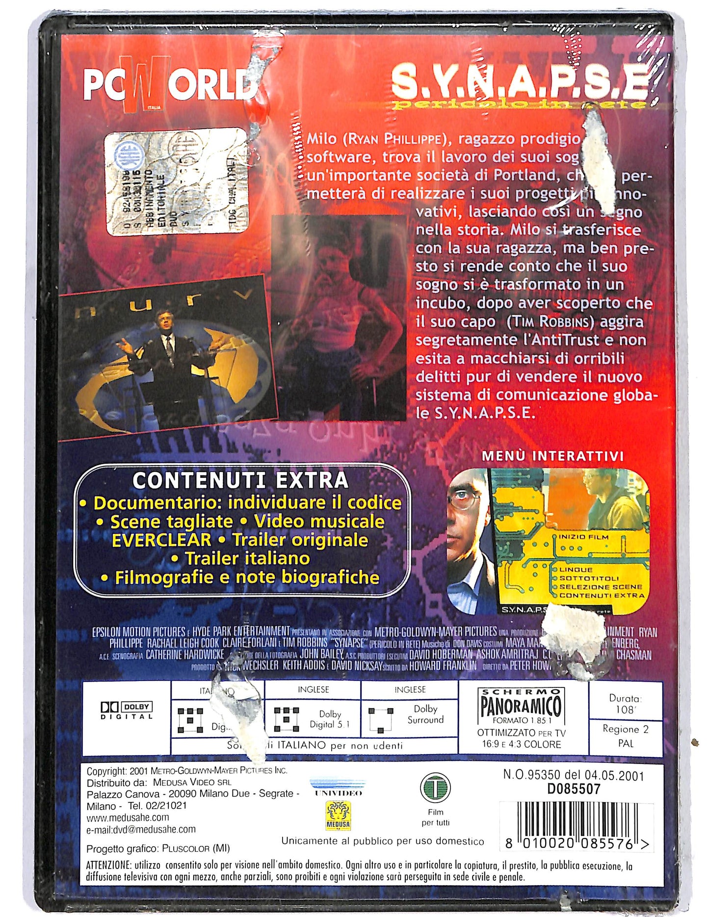 EBOND S.Y.N.A.P.S.E Pericolo in rete DVD D684423