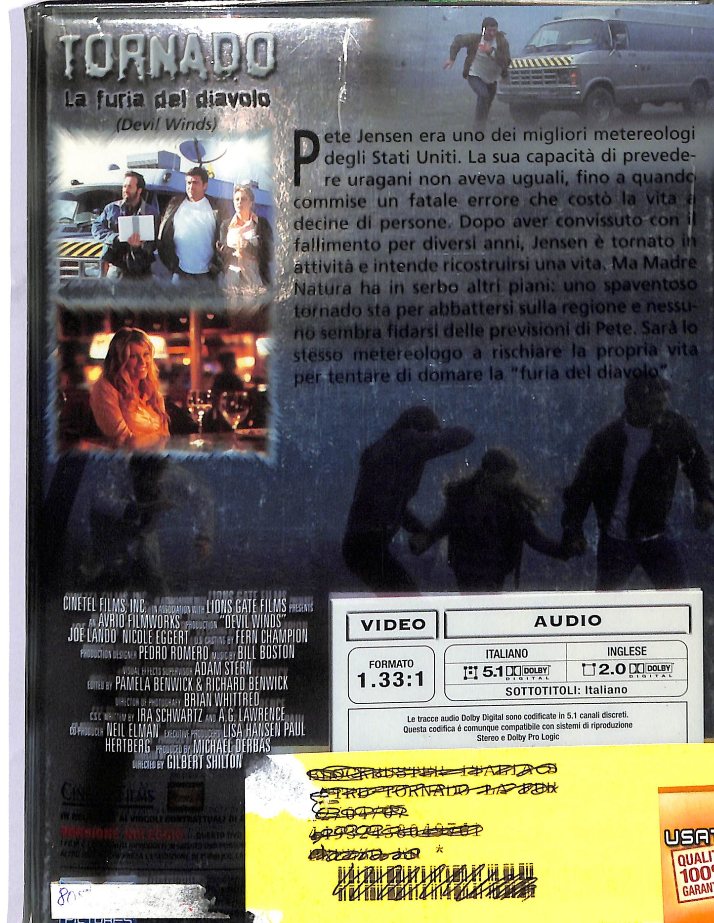 EBOND Tornado, la furia del diavolo DIGIPACK DVD D684507
