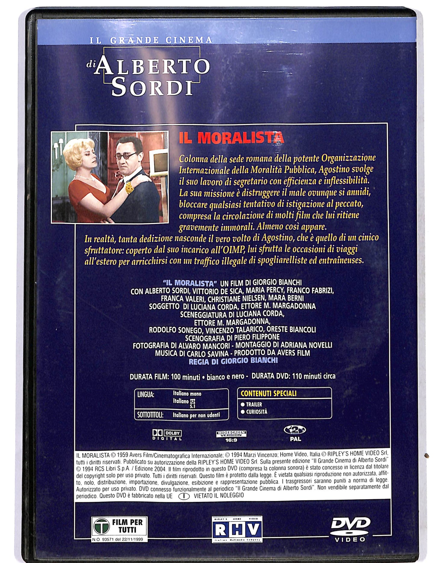 EBOND Il moralista EDITORIALE DVD D684653