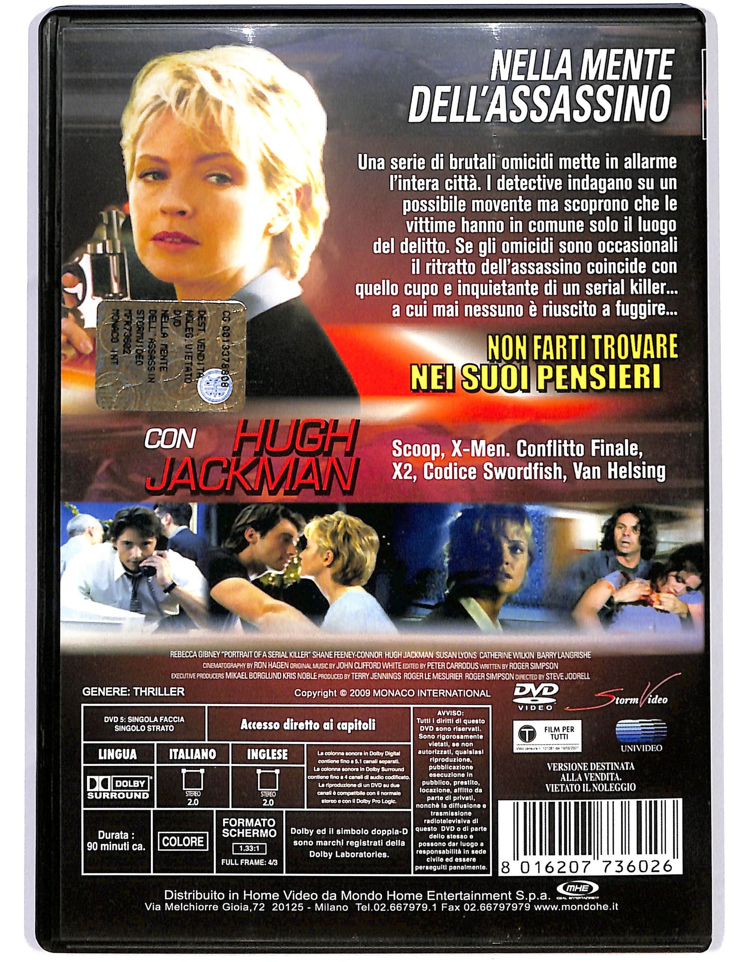 EBOND Nella mente dell'assassino DVD D684751
