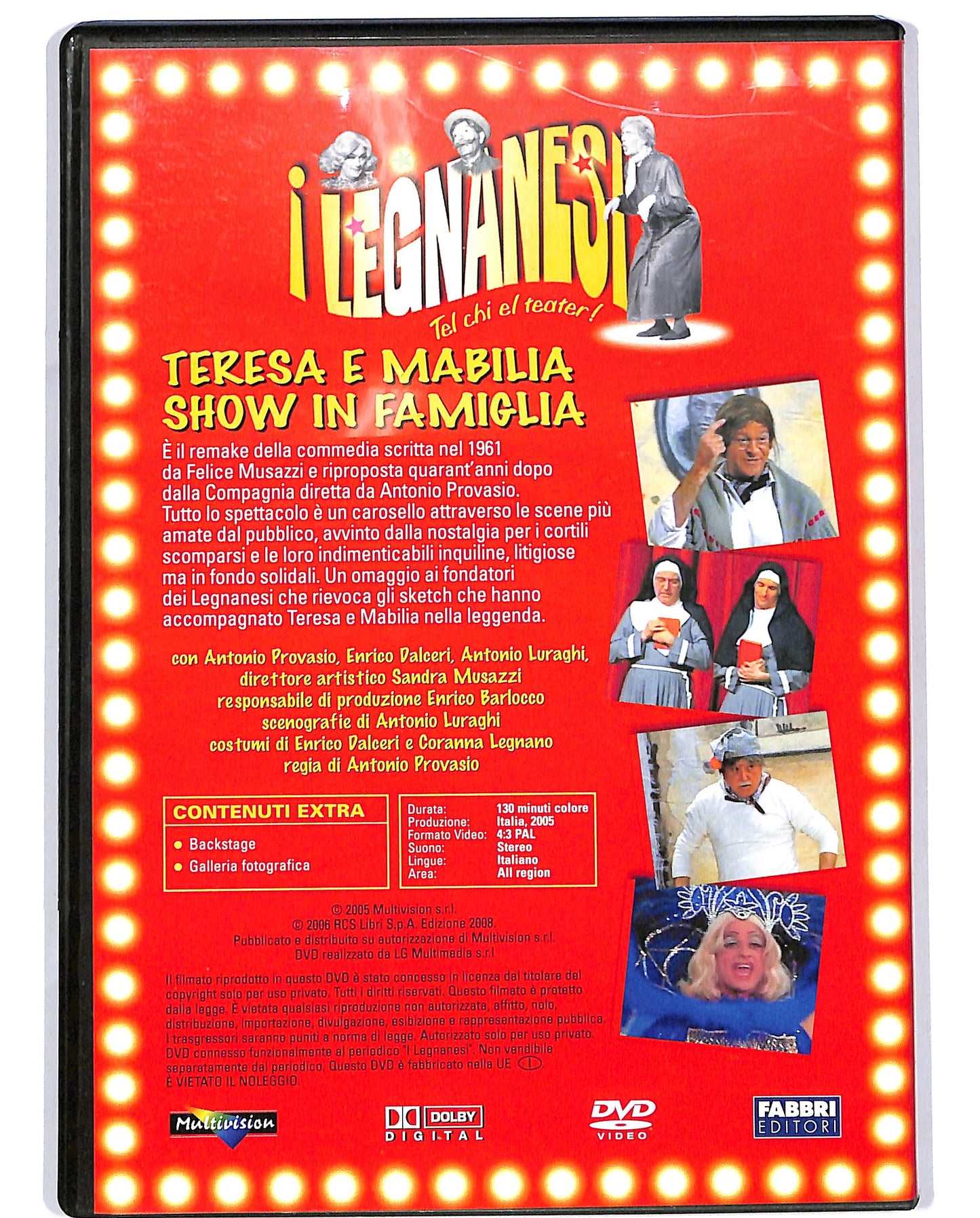 EBOND I Legnanesi Teresa e Mabilia show in famiglia EDITORIALE DVD D684843