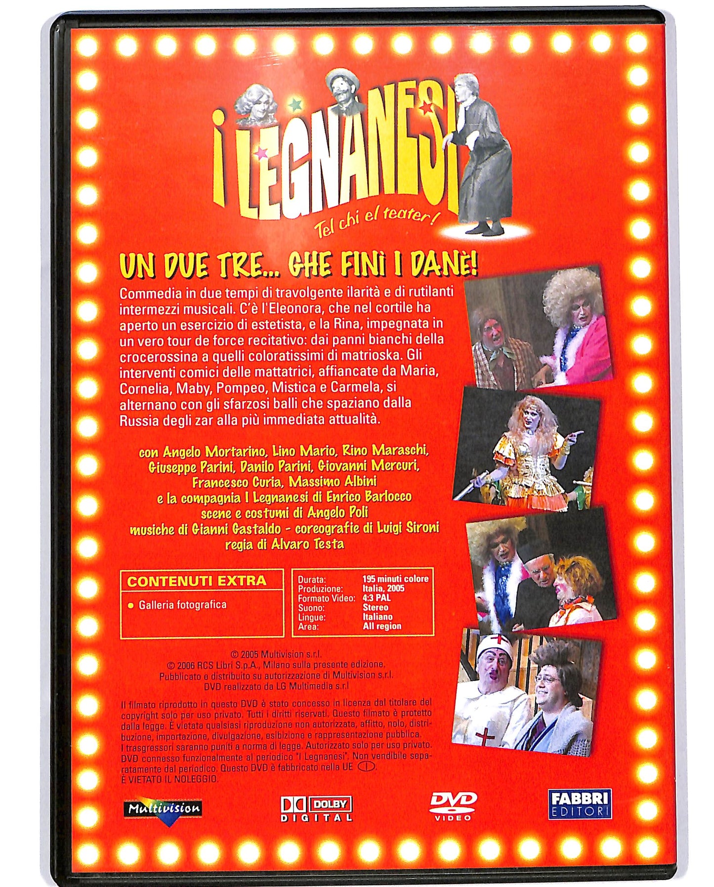 EBOND I Legnanesi Un due tre...Ghe fini i dane! EDITORIALE DVD D684847